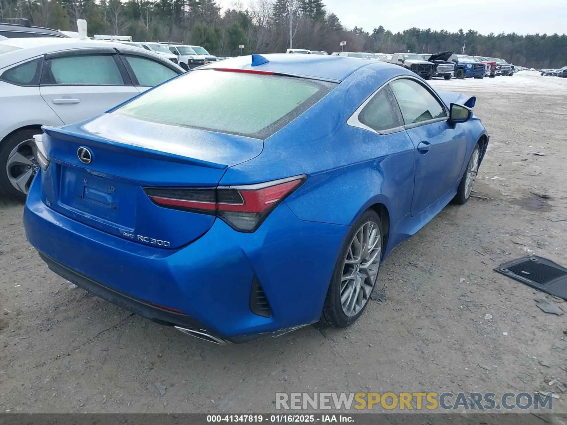 4 Фотография поврежденного автомобиля JTHS85BC6K5004581 LEXUS RC 300 2019