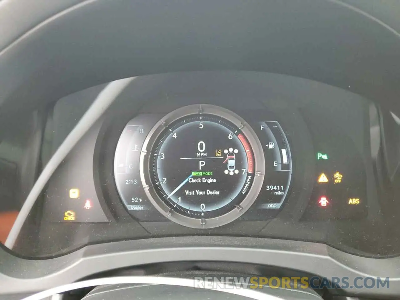 9 Фотография поврежденного автомобиля JTHGA5BC0L5010484 LEXUS RC 300 F S 2020