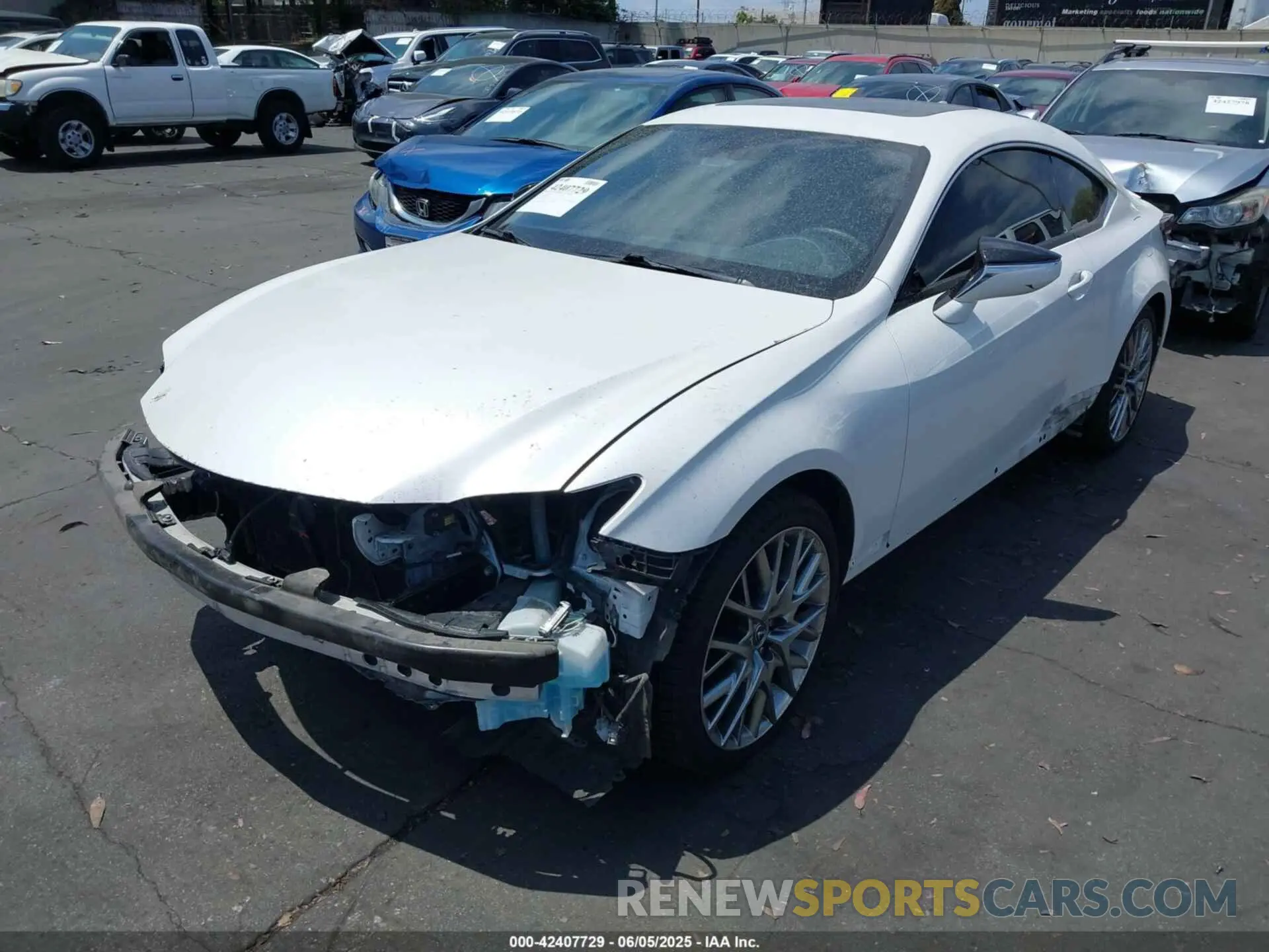 2 Photograph of a damaged car JTHHZ5BC2K5020722 LEXUS RC 350 2019