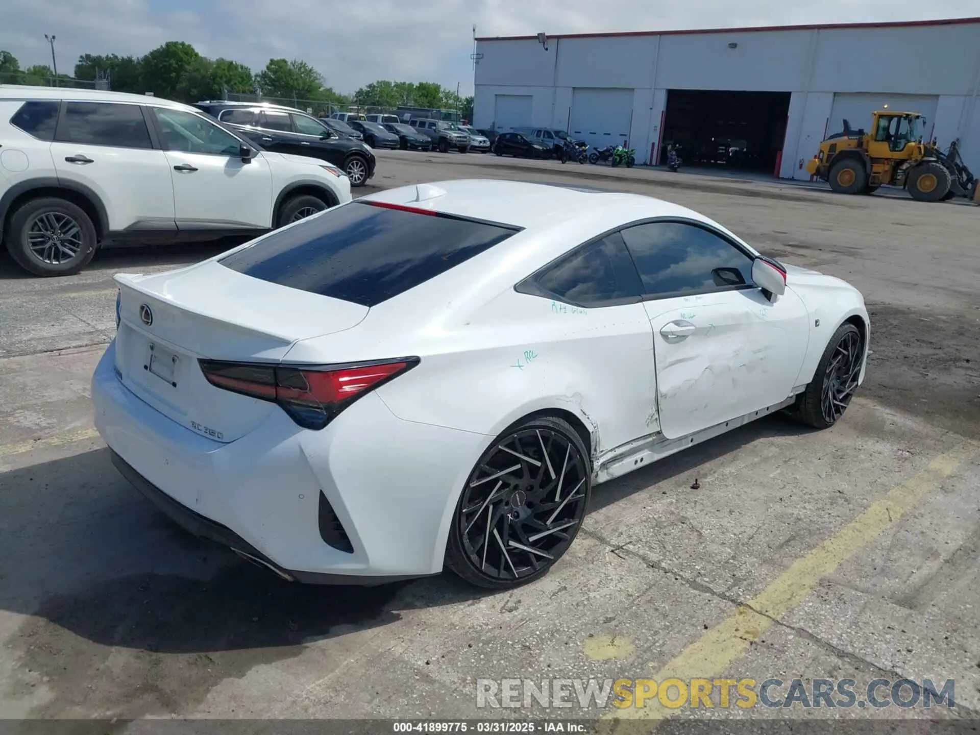 4 Фотография поврежденного автомобиля JTHHZ5BC7K5019694 LEXUS RC 350 2019