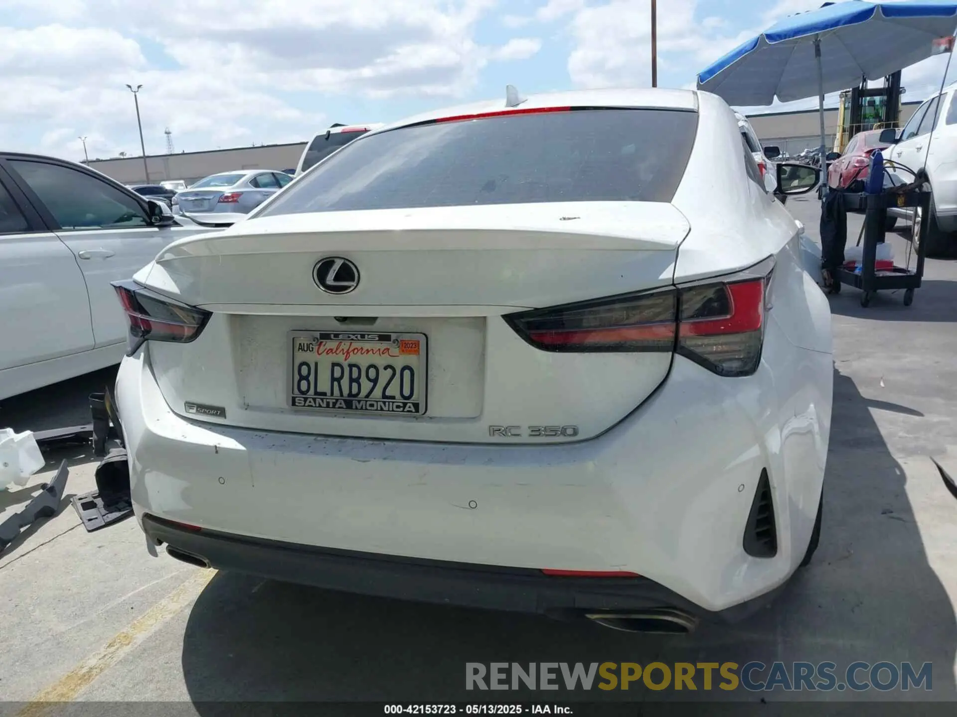 16 Фотография поврежденного автомобиля JTHHZ5BC7K5020831 LEXUS RC 350 2019