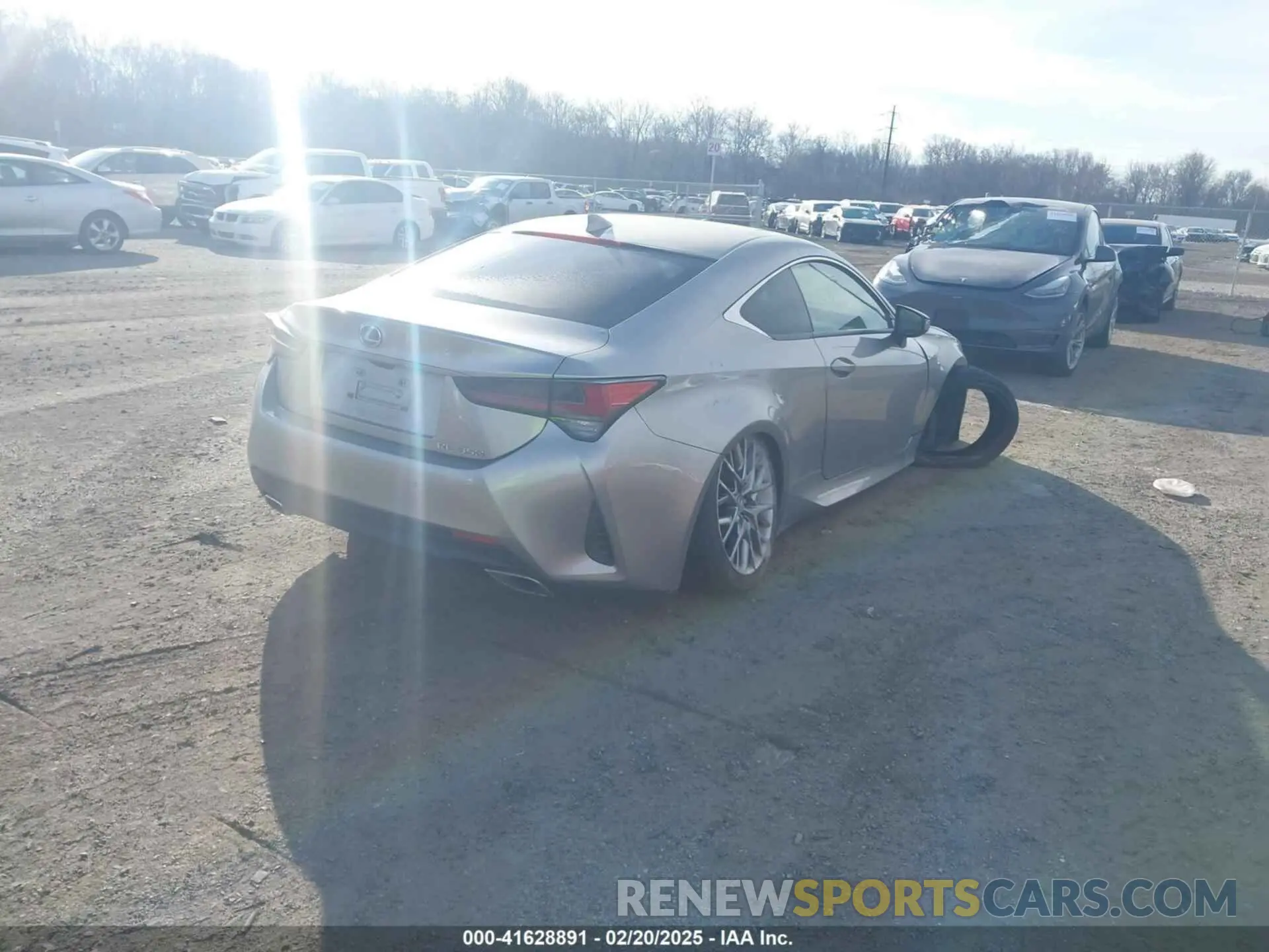 4 Photograph of a damaged car JTHHZ5BC8K5020322 LEXUS RC 350 2019