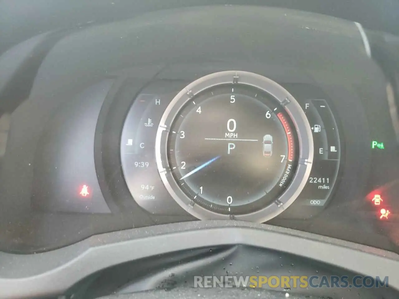8 Photograph of a damaged car JTHHA5BC3K5010000 LEXUS RC300 2019