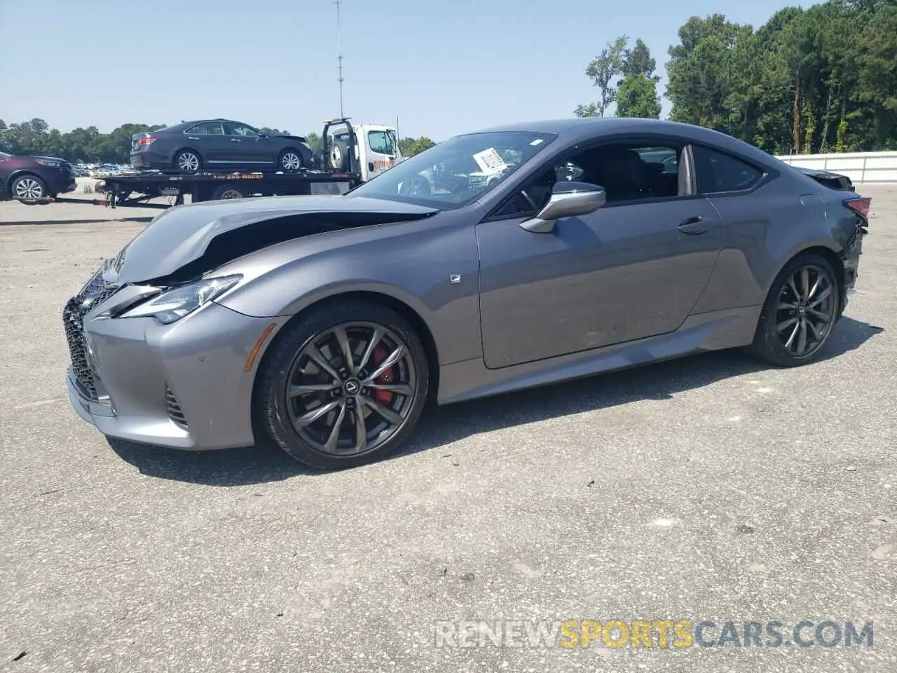 1 Photograph of a damaged car JTHHA5BC4K5009311 LEXUS RC300 2019