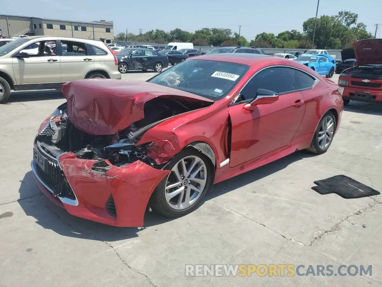 1 Фотография поврежденного автомобиля JTHHA5BC5K5009205 LEXUS RC300 2019