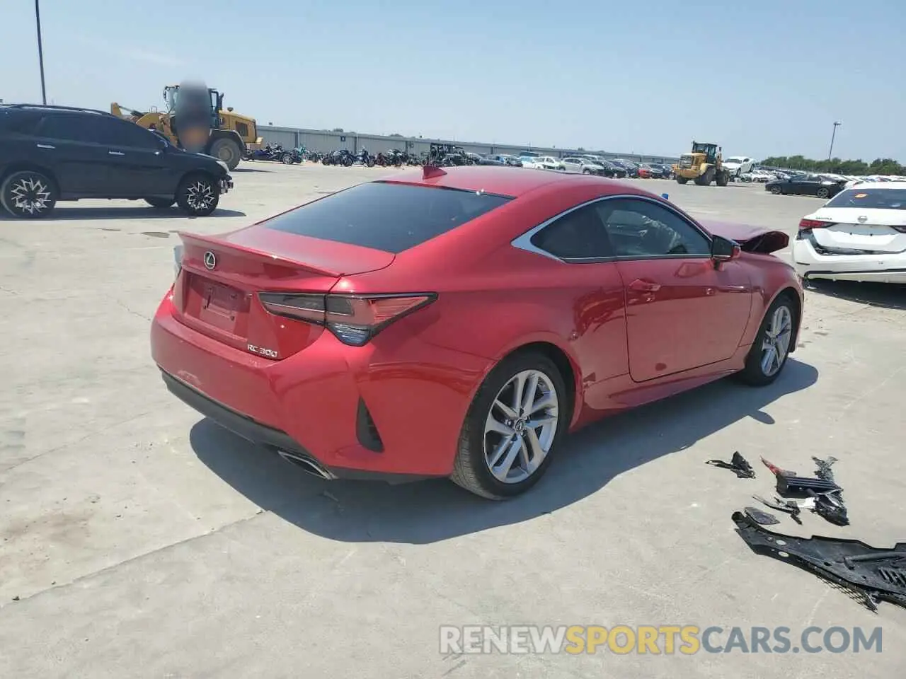 3 Фотография поврежденного автомобиля JTHHA5BC5K5009205 LEXUS RC300 2019