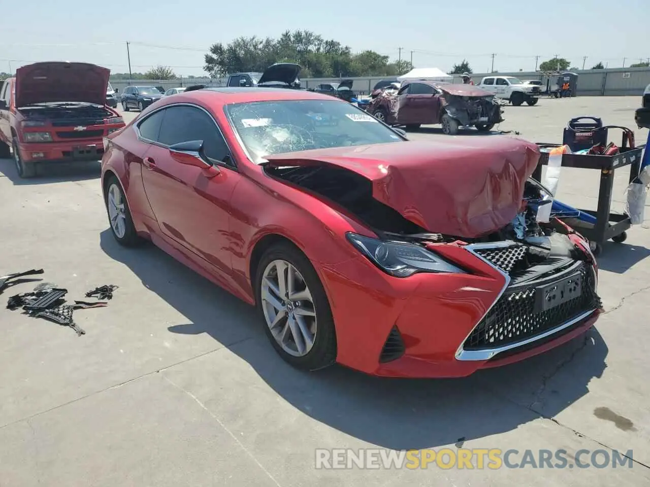 4 Фотография поврежденного автомобиля JTHHA5BC5K5009205 LEXUS RC300 2019