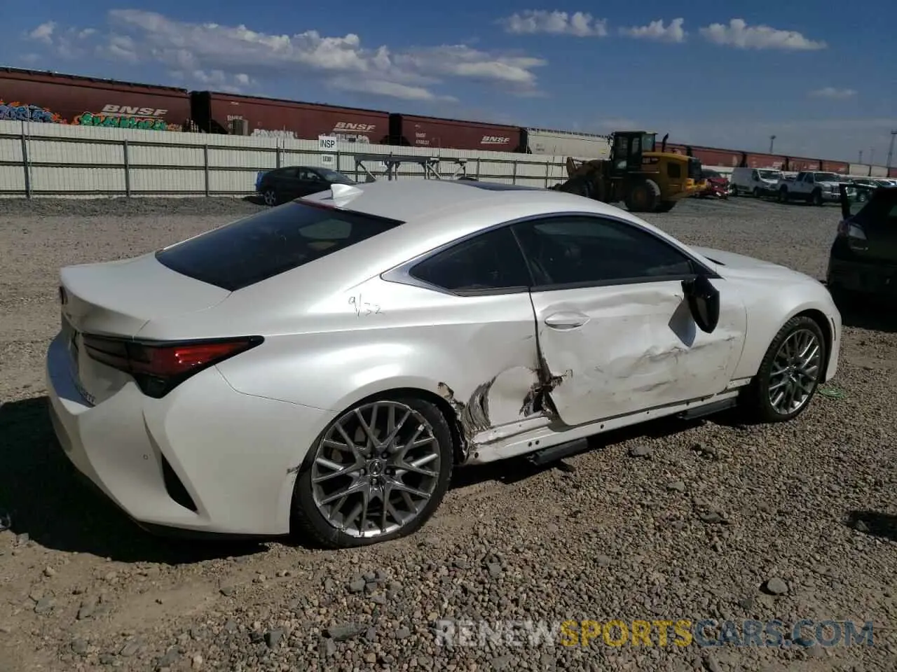3 Photograph of a damaged car JTHS85BC9K5004980 LEXUS RC300 2019