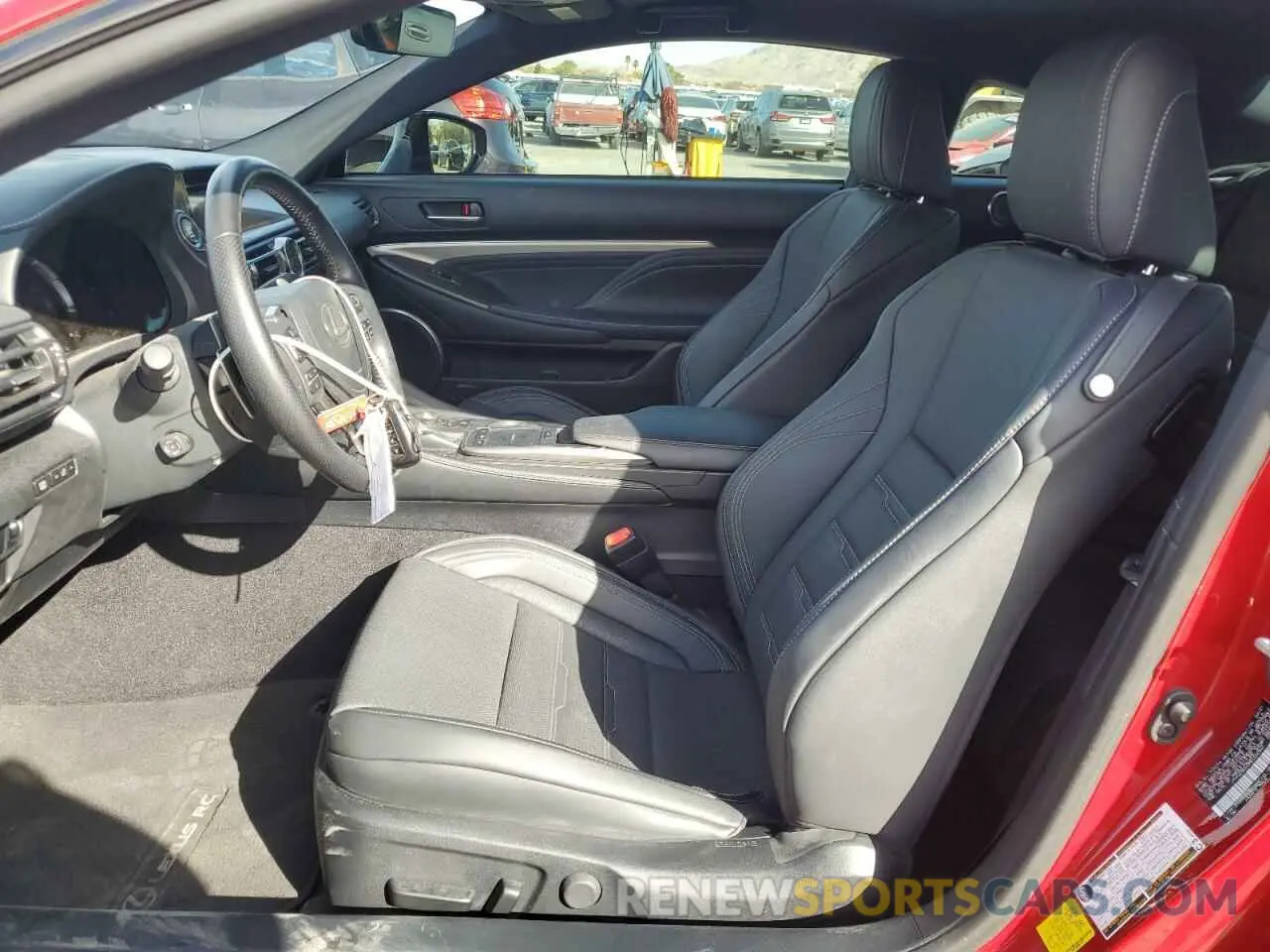 7 Photograph of a damaged car JTHGZ5BC0M5024363 LEXUS RC350 2021