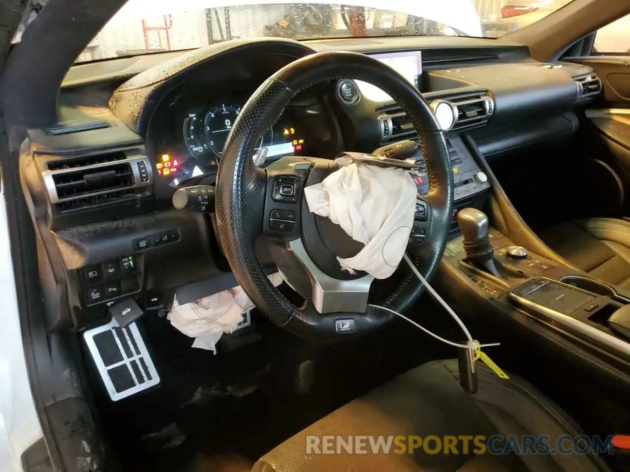 8 Photograph of a damaged car JTHGZ5DC7M5011168 LEXUS RC350 2021