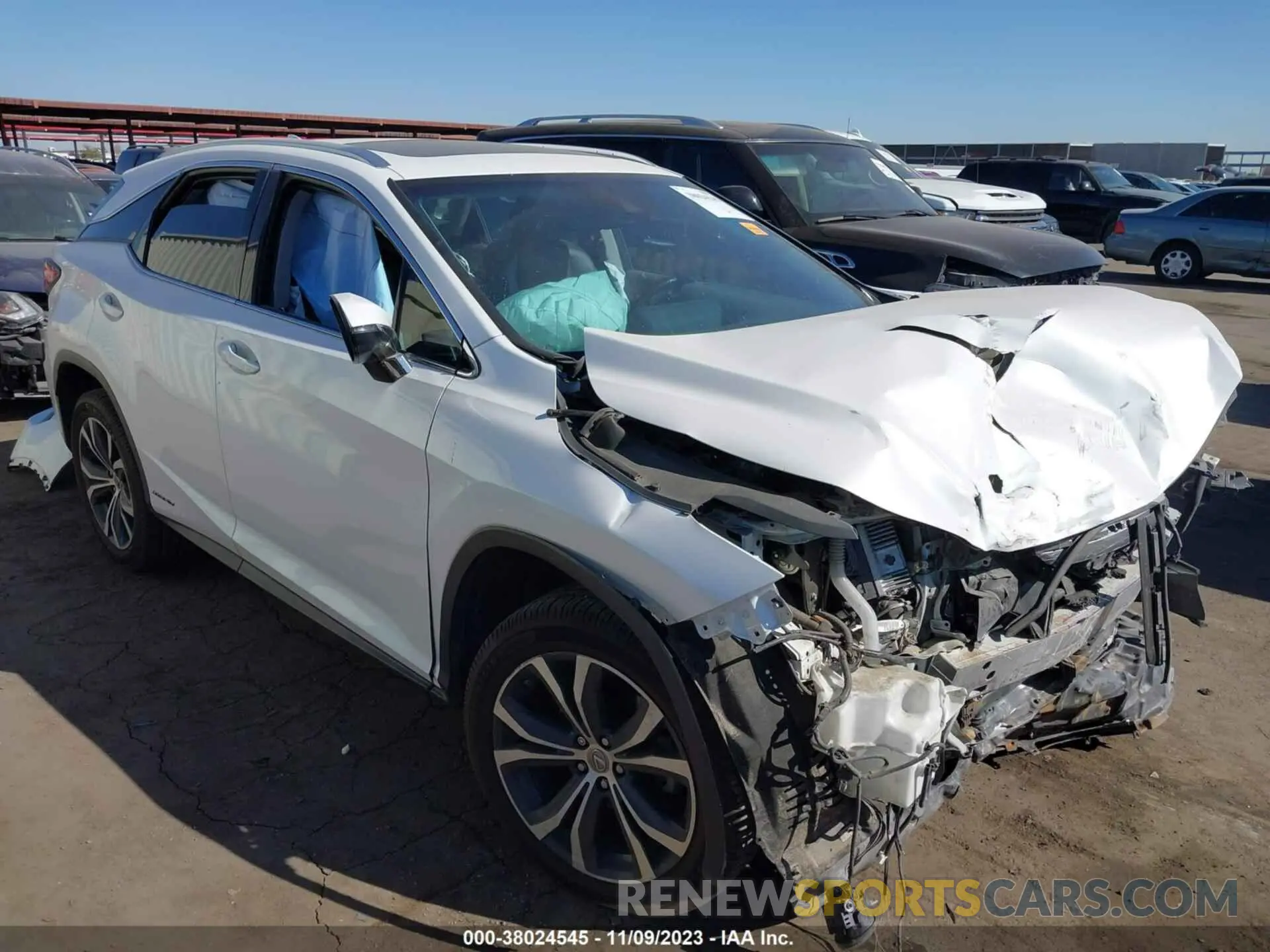 1 Photograph of a damaged car 2T2BGMCA8HC018064 LEXUS RX 2017
