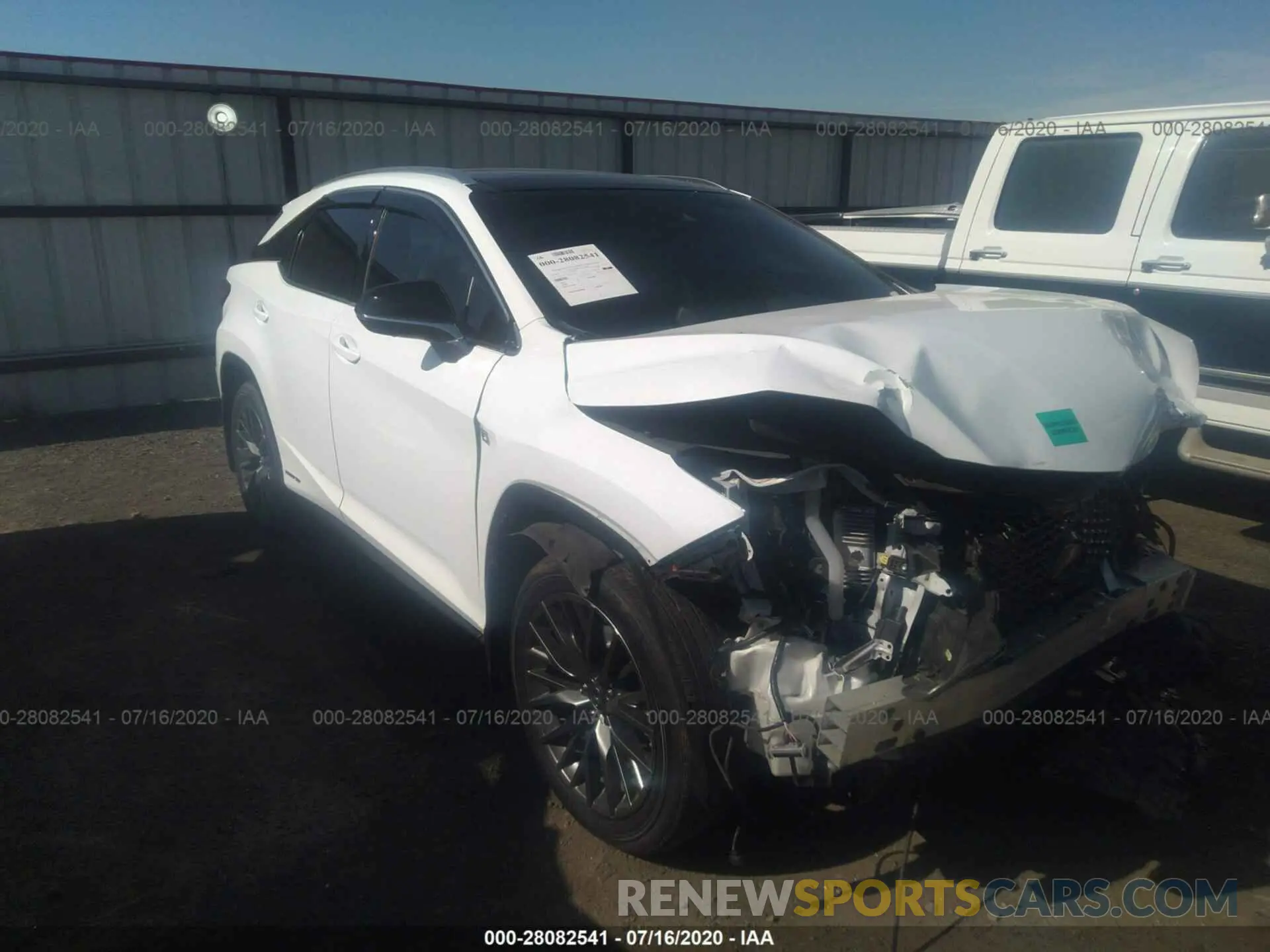 1 Photograph of a damaged car 2T2BGMCA0KC037666 LEXUS RX 2019