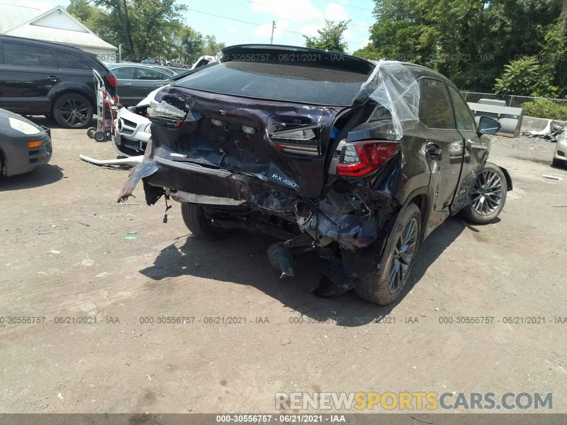 6 Photograph of a damaged car 2T2BGMCAXKC035682 LEXUS RX 2019