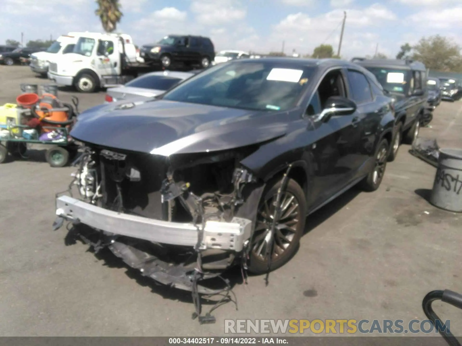 2 Фотография поврежденного автомобиля 2T2BZMCA0KC178599 LEXUS RX 2019