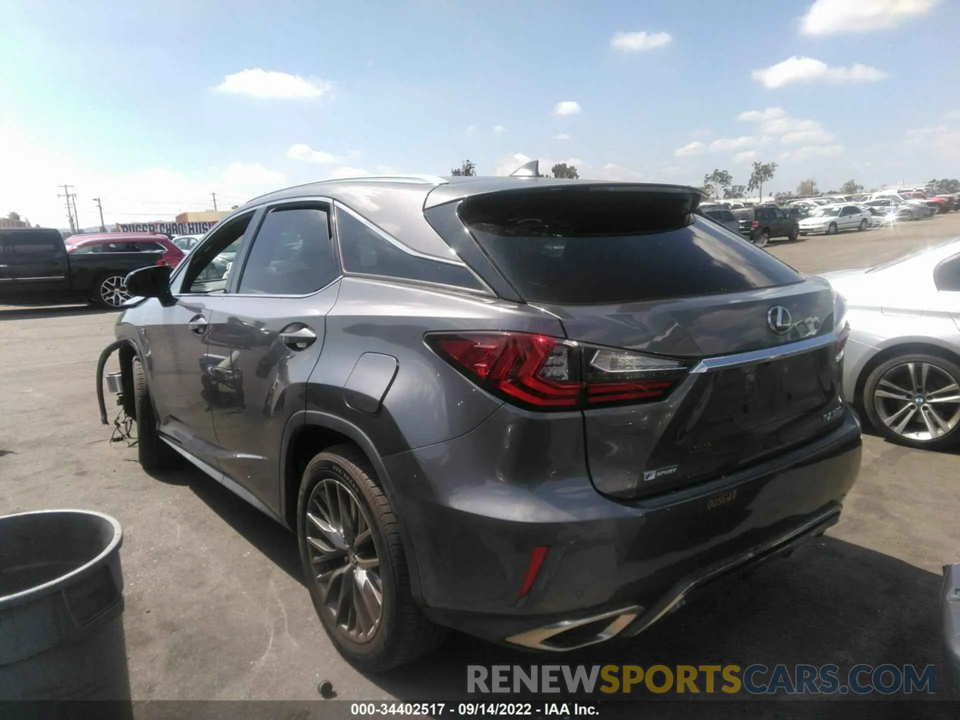 3 Фотография поврежденного автомобиля 2T2BZMCA0KC178599 LEXUS RX 2019
