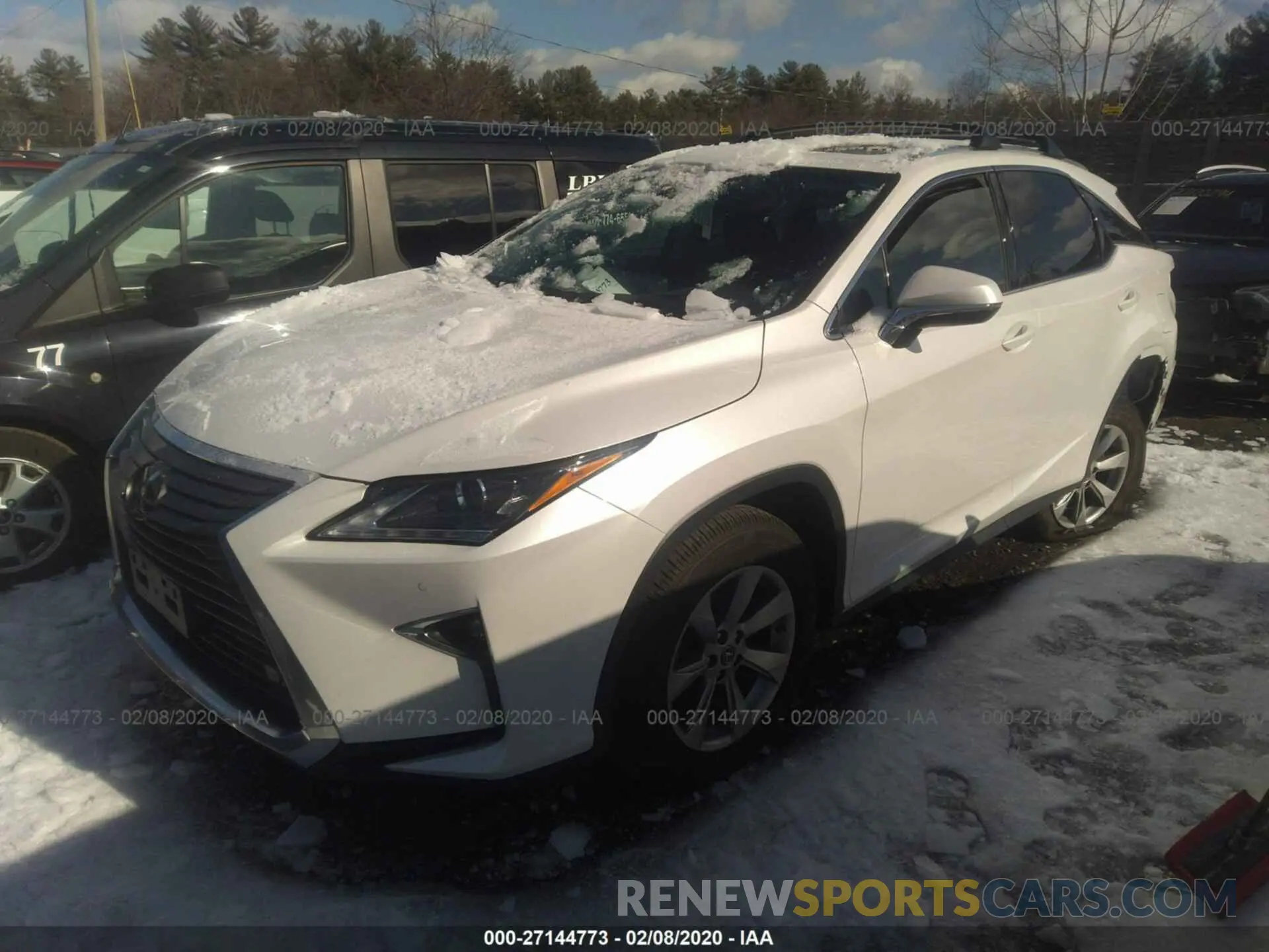 2 Photograph of a damaged car 2T2BZMCA4KC181215 LEXUS RX 2019