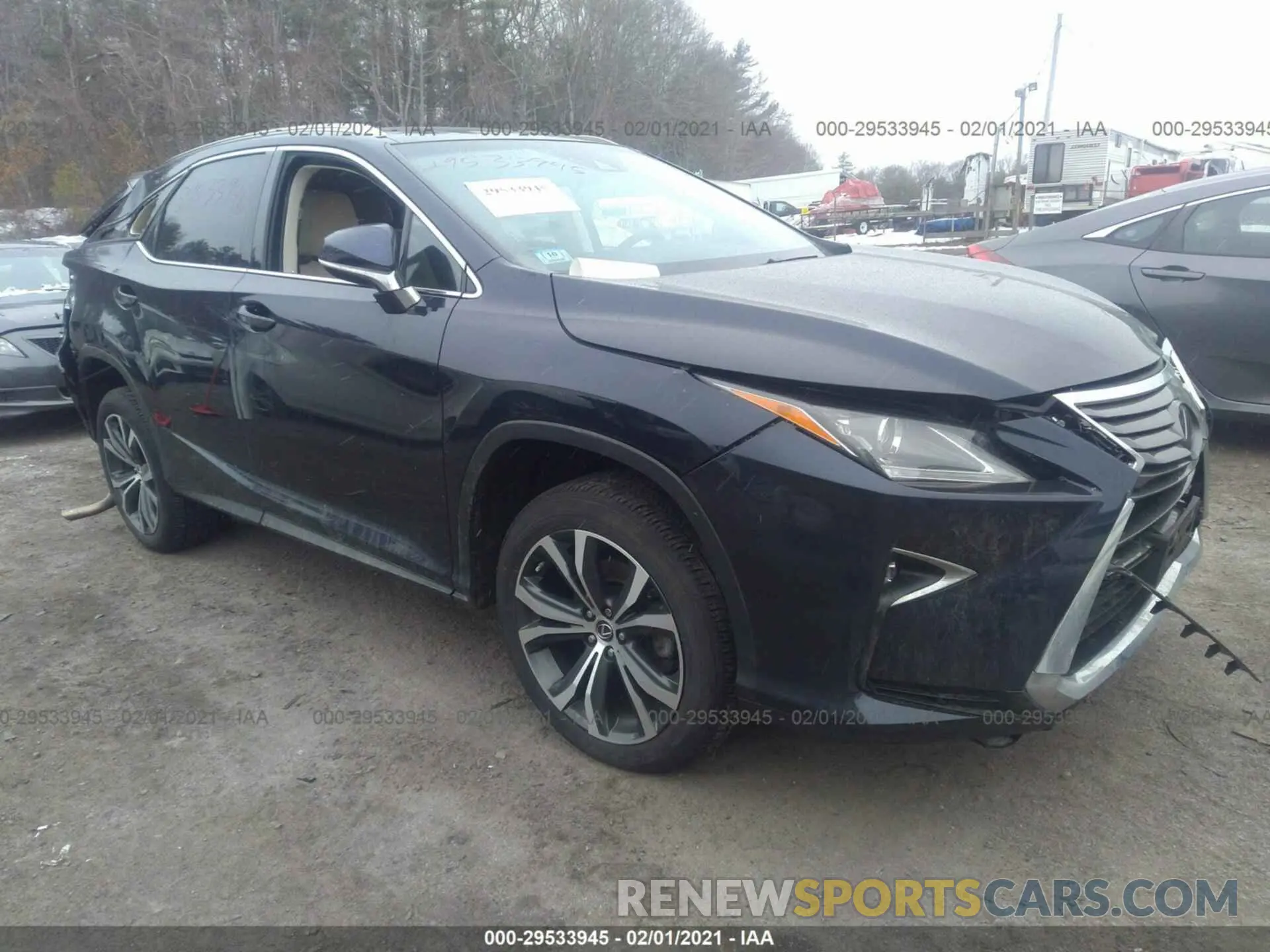 1 Photograph of a damaged car 2T2BZMCA4KC212057 LEXUS RX 2019