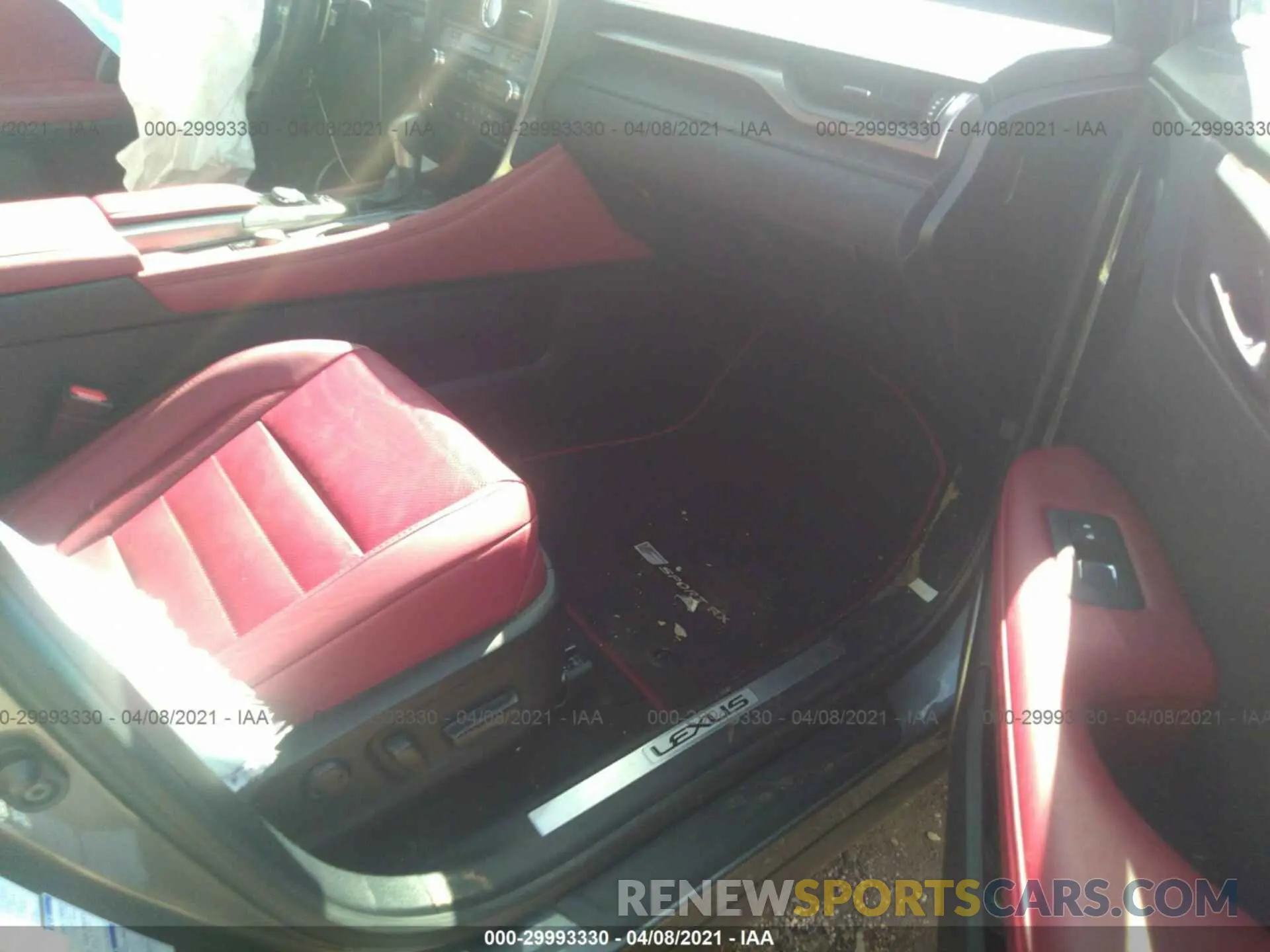 5 Photograph of a damaged car 2T2BZMCA6KC203425 LEXUS RX 2019