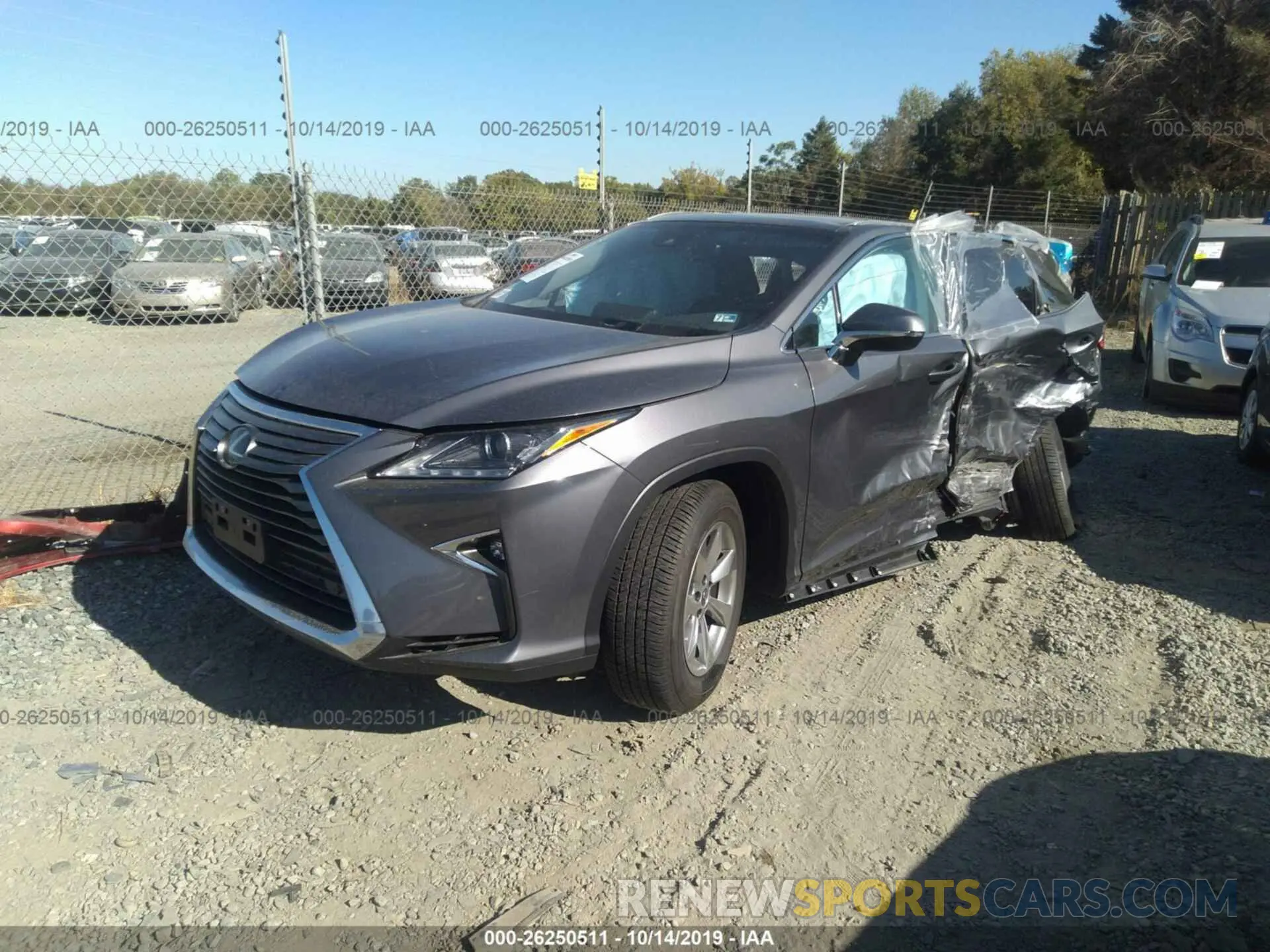2 Photograph of a damaged car 2T2BZMCA6KC204607 LEXUS RX 2019