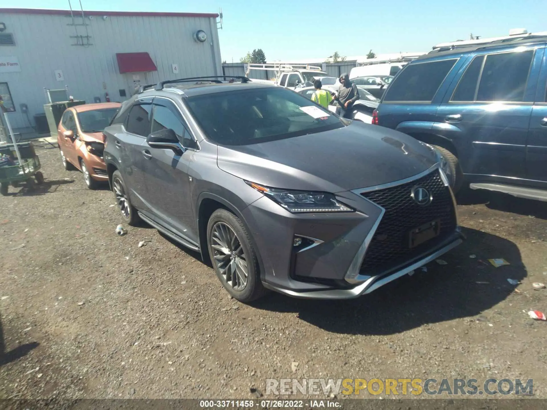 1 Photograph of a damaged car 2T2BZMCA8KC170508 LEXUS RX 2019
