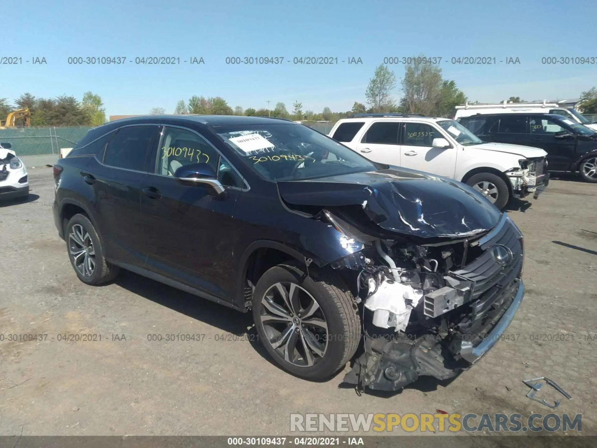 1 Фотография поврежденного автомобиля 2T2BZMCA9KC194204 LEXUS RX 2019