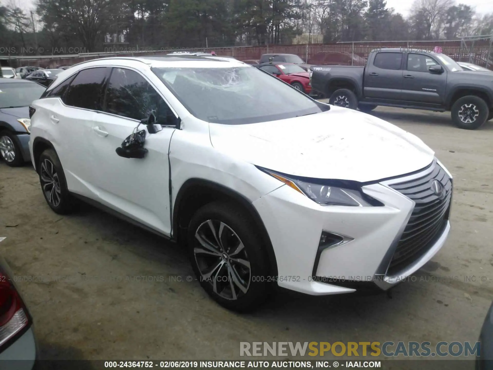 1 Photograph of a damaged car 2T2ZZMCA6KC122780 LEXUS RX 2019