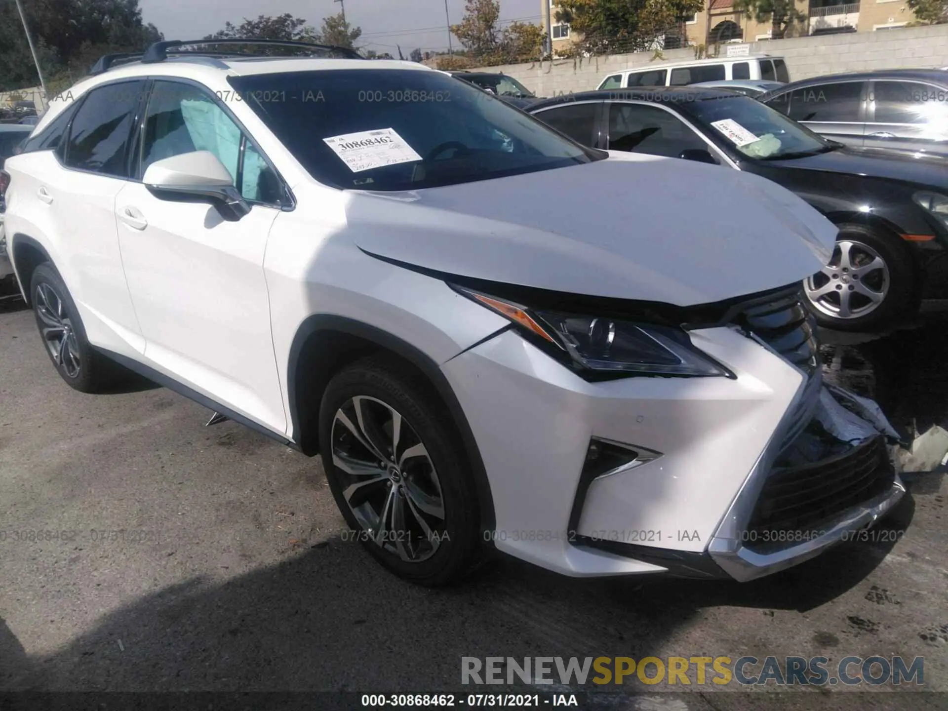 1 Photograph of a damaged car 2T2ZZMCAXKC127805 LEXUS RX 2019