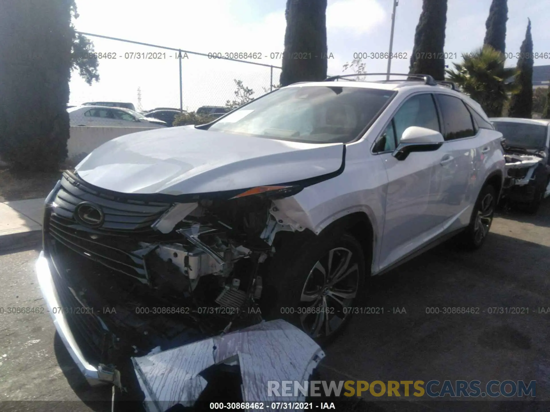 2 Photograph of a damaged car 2T2ZZMCAXKC127805 LEXUS RX 2019