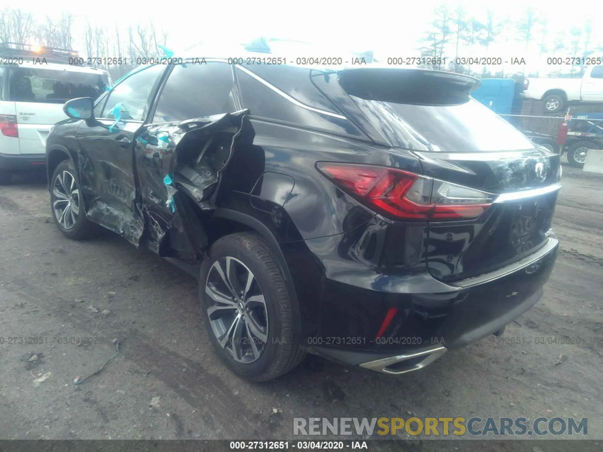 3 Фотография поврежденного автомобиля JTJBZMCA5K2039973 LEXUS RX 2019