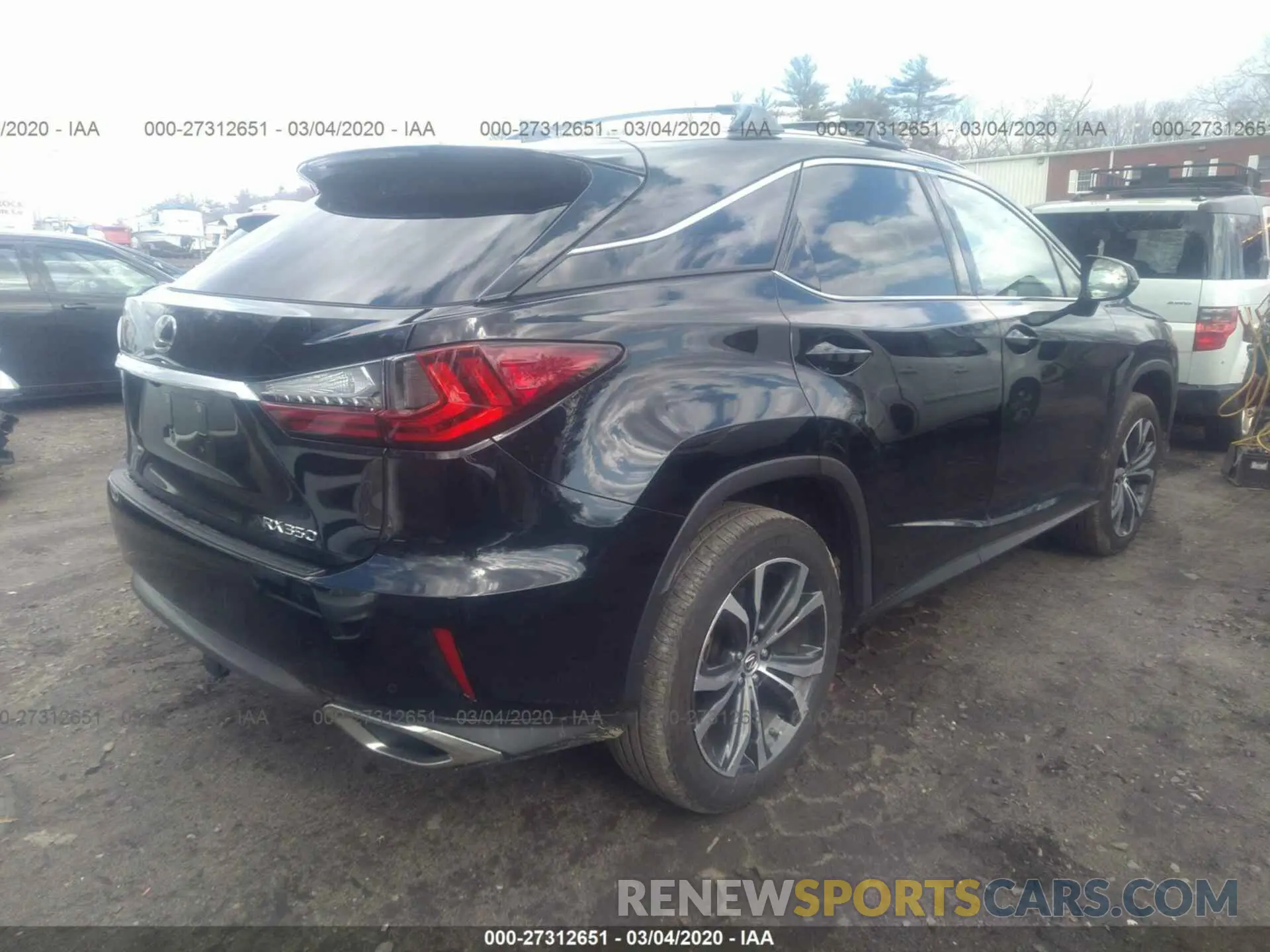 4 Фотография поврежденного автомобиля JTJBZMCA5K2039973 LEXUS RX 2019