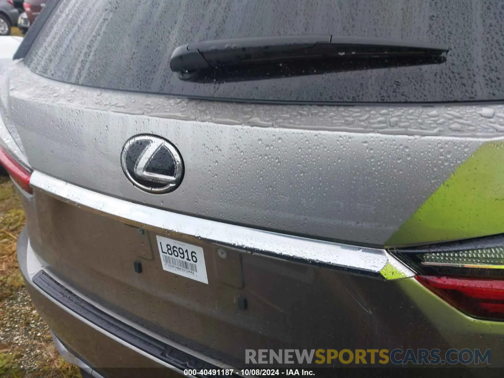 16 Photograph of a damaged car JTJGZKCA6K2013442 LEXUS RX 2019