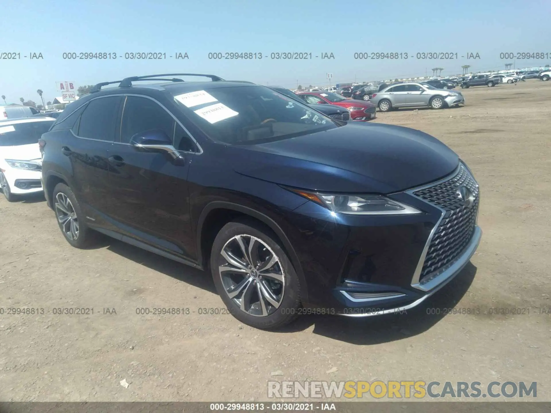 1 Photograph of a damaged car 2T2HGMDA0LC051772 LEXUS RX 2020