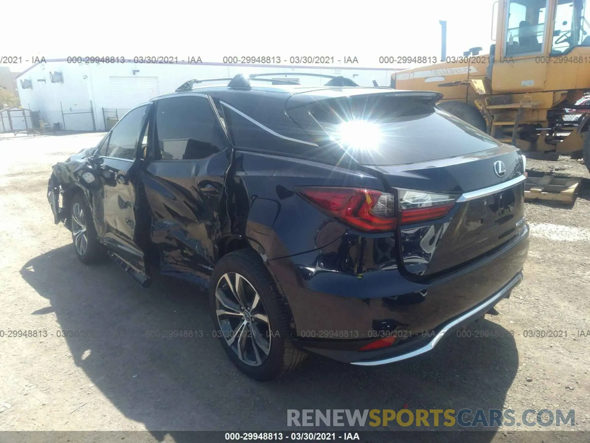 3 Photograph of a damaged car 2T2HGMDA0LC051772 LEXUS RX 2020