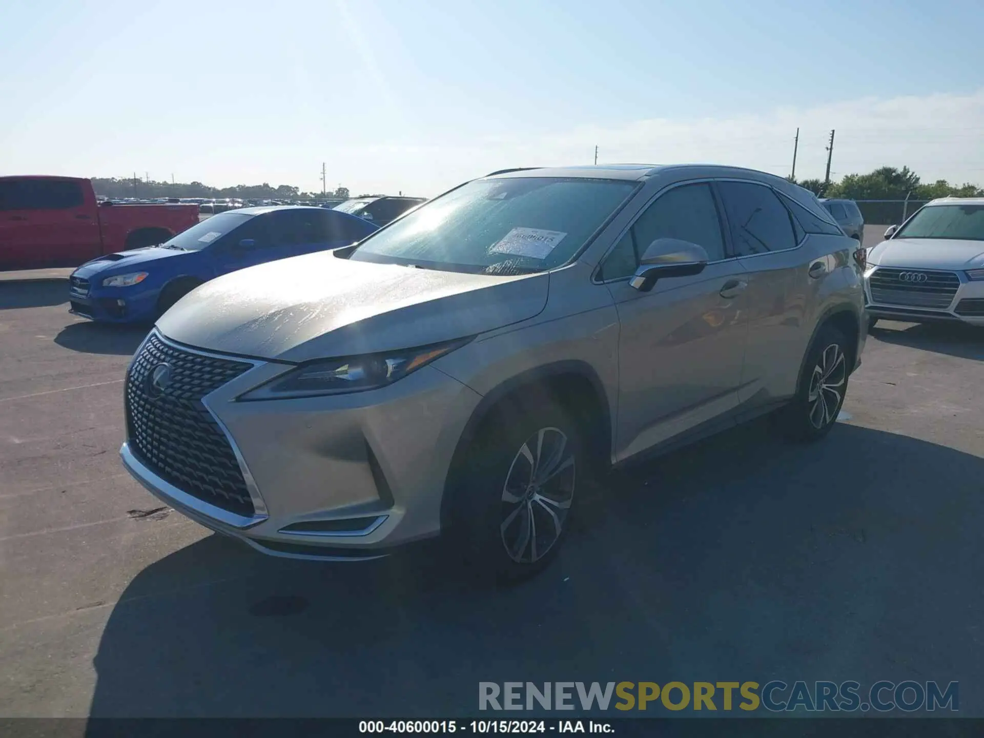 2 Photograph of a damaged car 2T2HZMAA3LC162797 LEXUS RX 2020