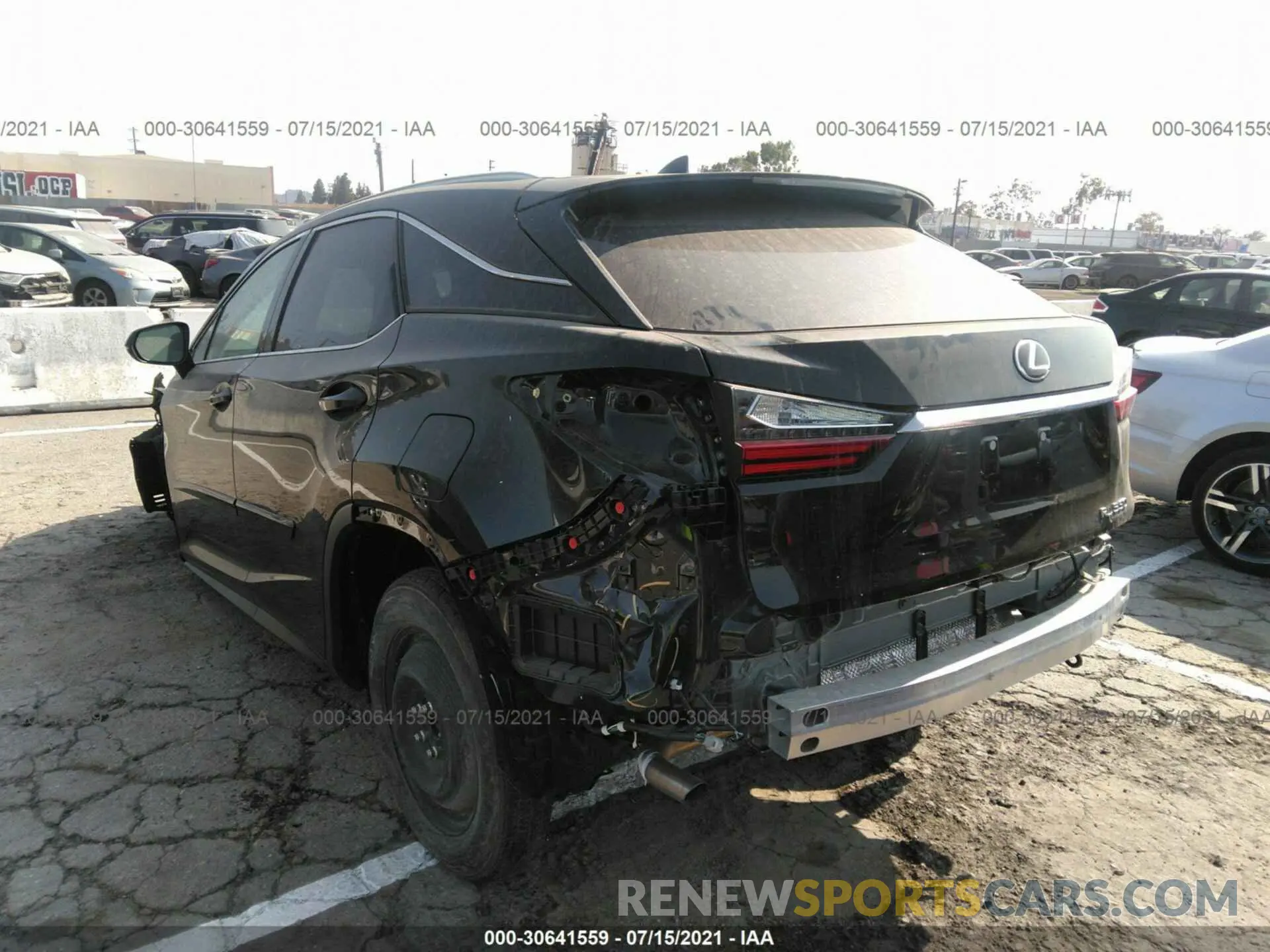 3 Photograph of a damaged car 2T2HZMAA4LC162114 LEXUS RX 2020