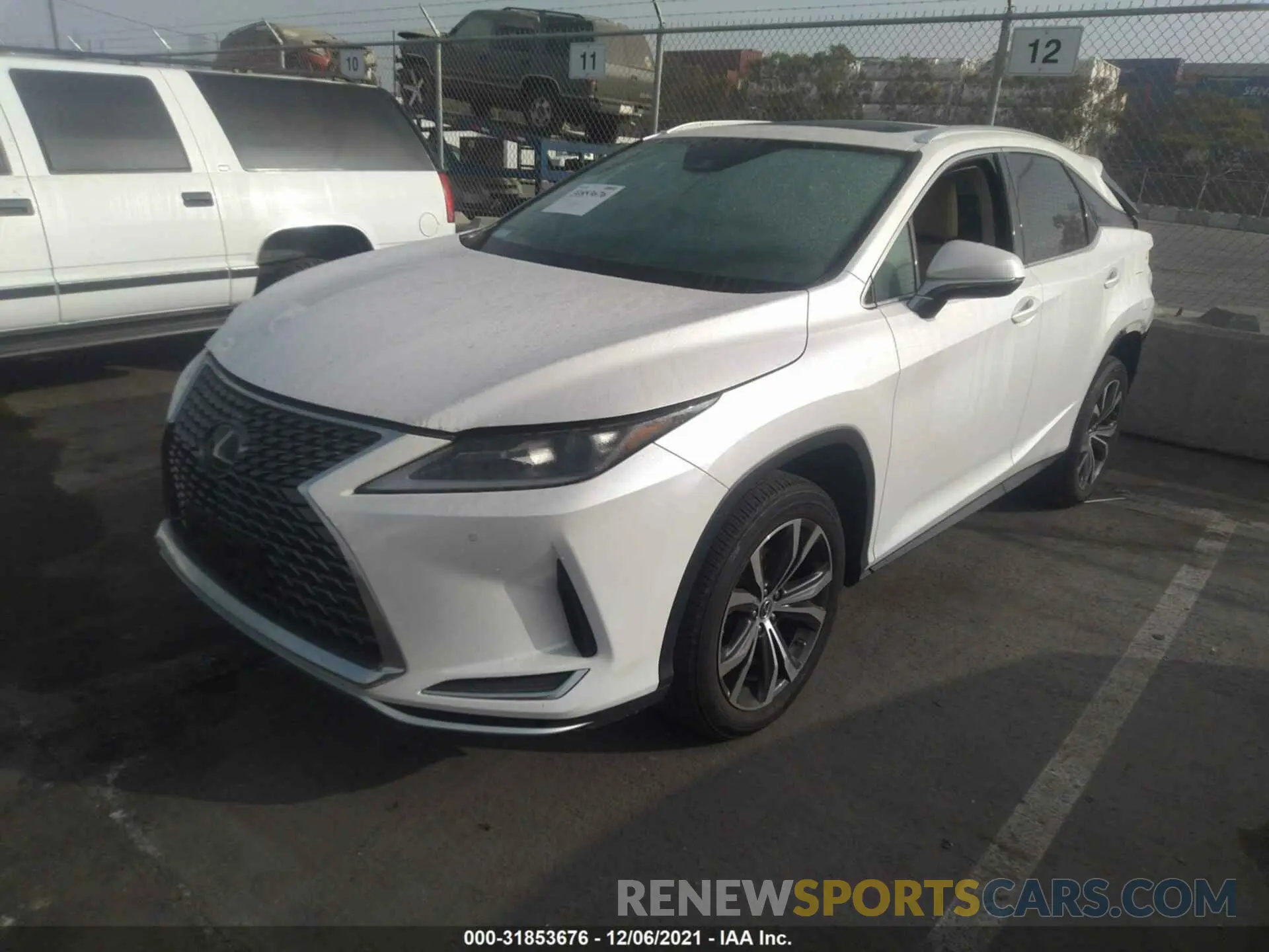 2 Photograph of a damaged car 2T2HZMAA4LC181892 LEXUS RX 2020
