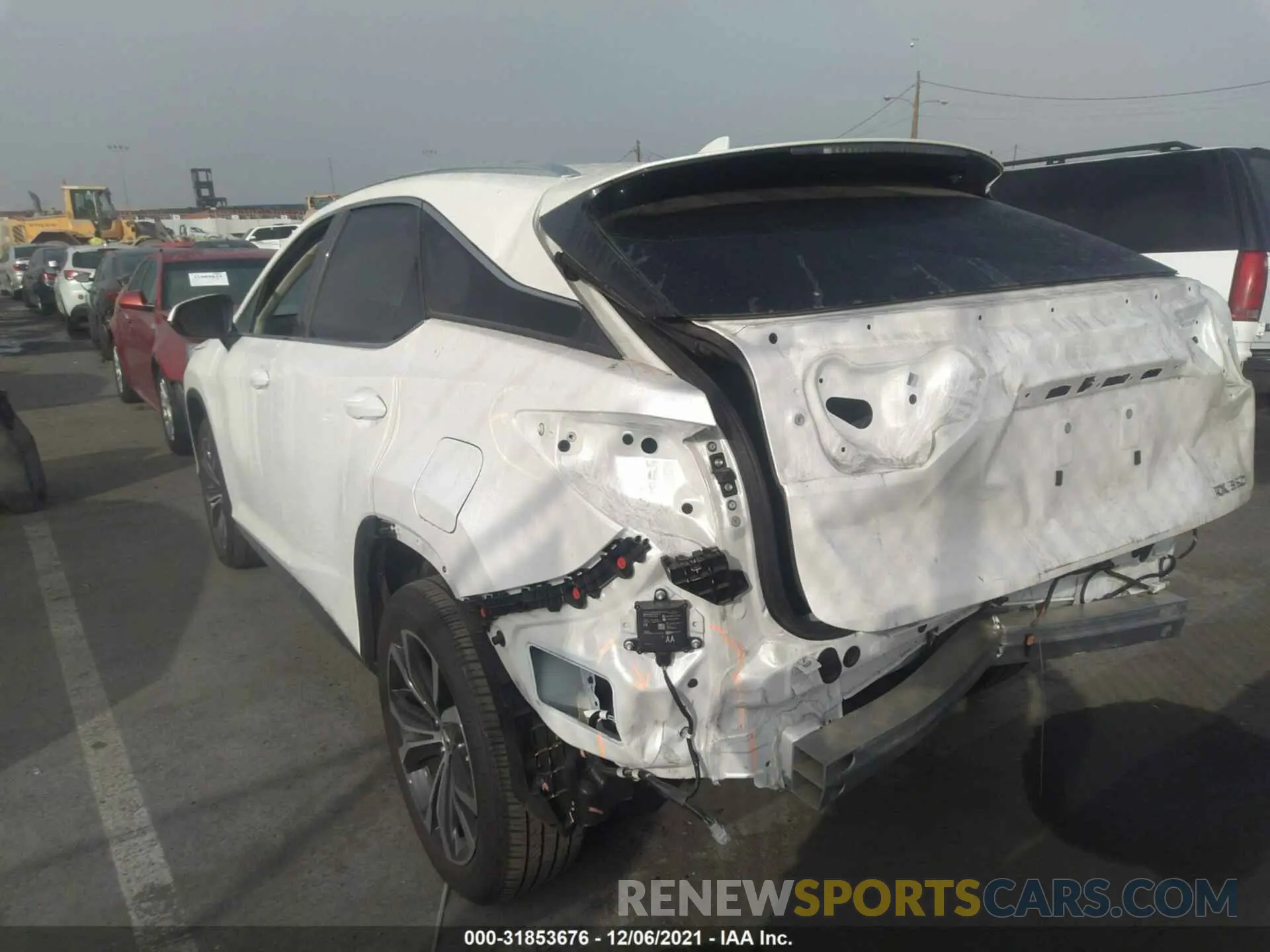 3 Photograph of a damaged car 2T2HZMAA4LC181892 LEXUS RX 2020