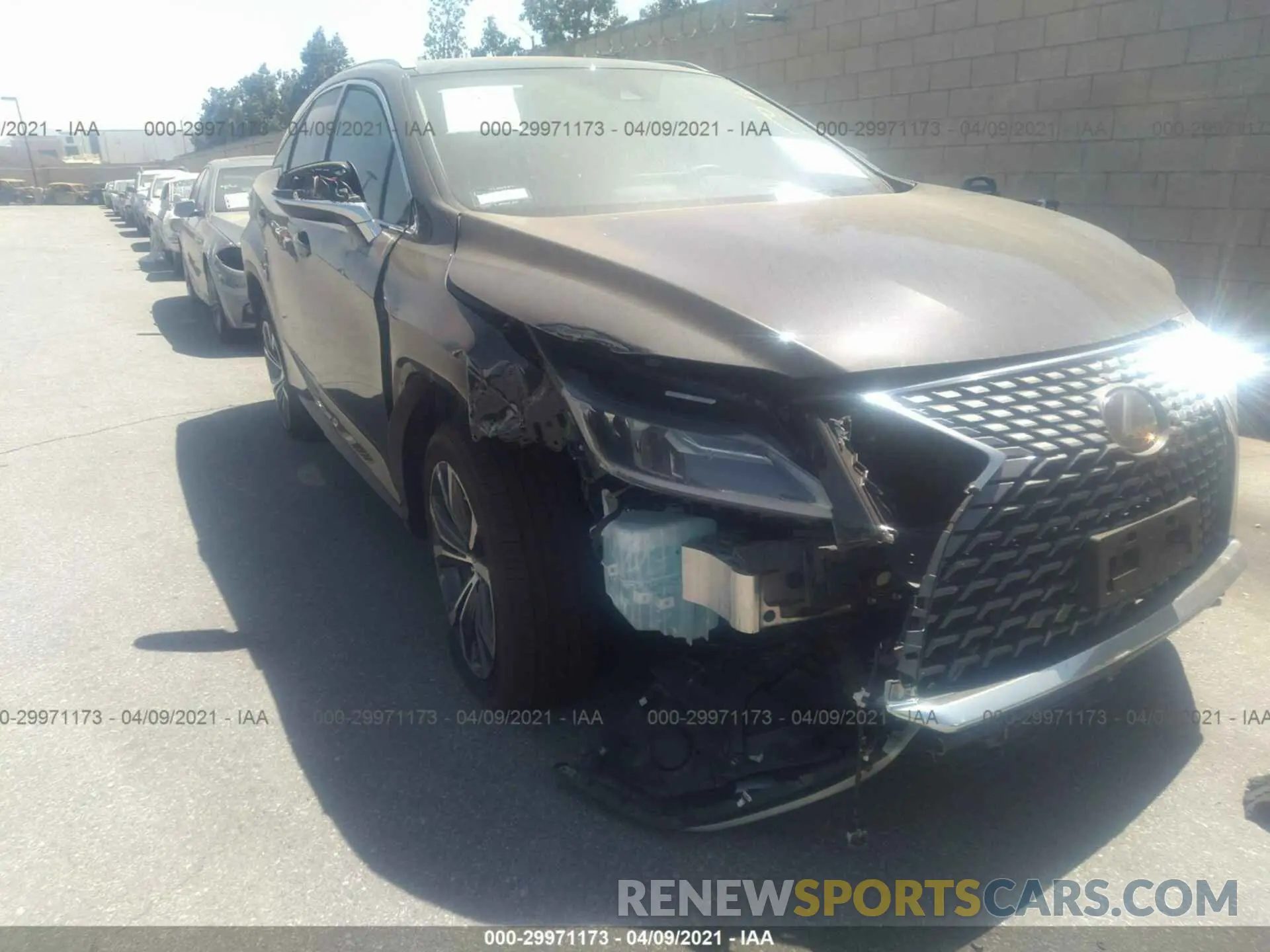 6 Photograph of a damaged car 2T2HZMAA5LC161375 LEXUS RX 2020