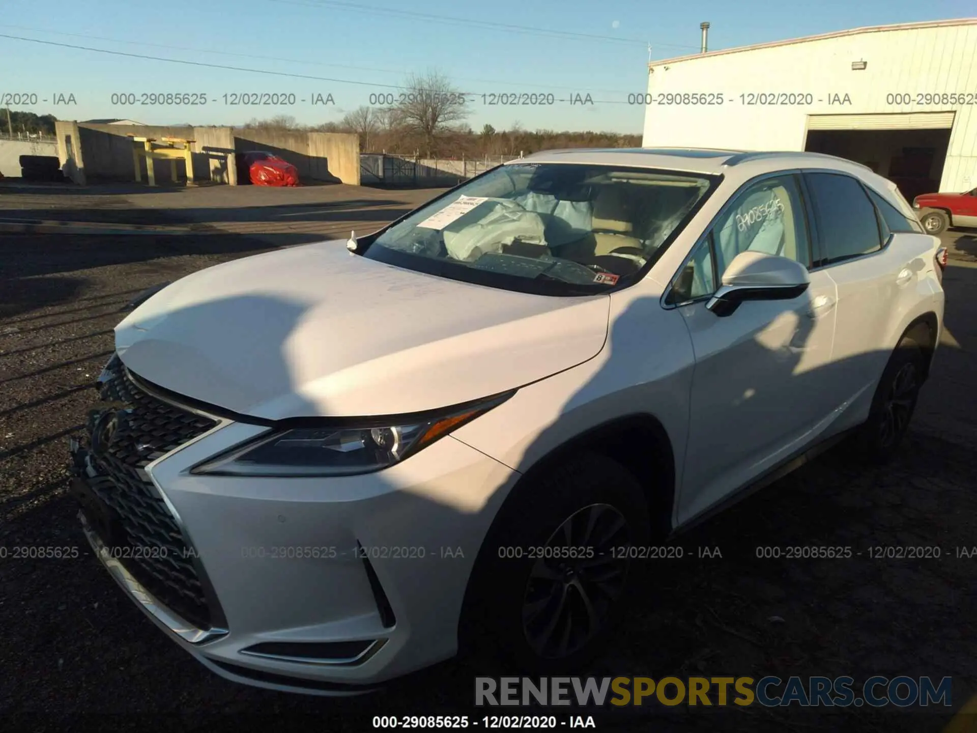 2 Photograph of a damaged car 2T2HZMDA1LC254745 LEXUS RX 2020