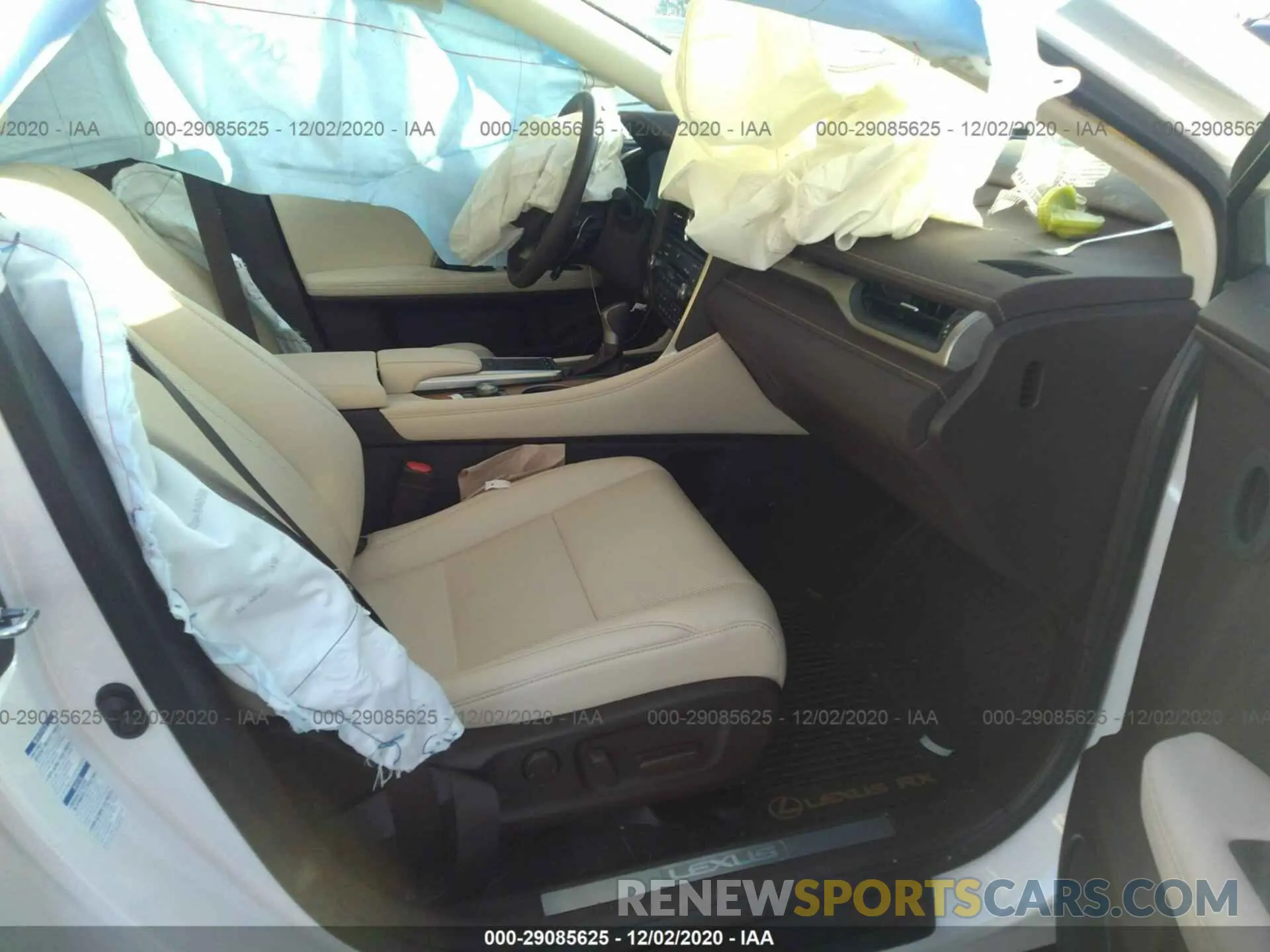 5 Photograph of a damaged car 2T2HZMDA1LC254745 LEXUS RX 2020