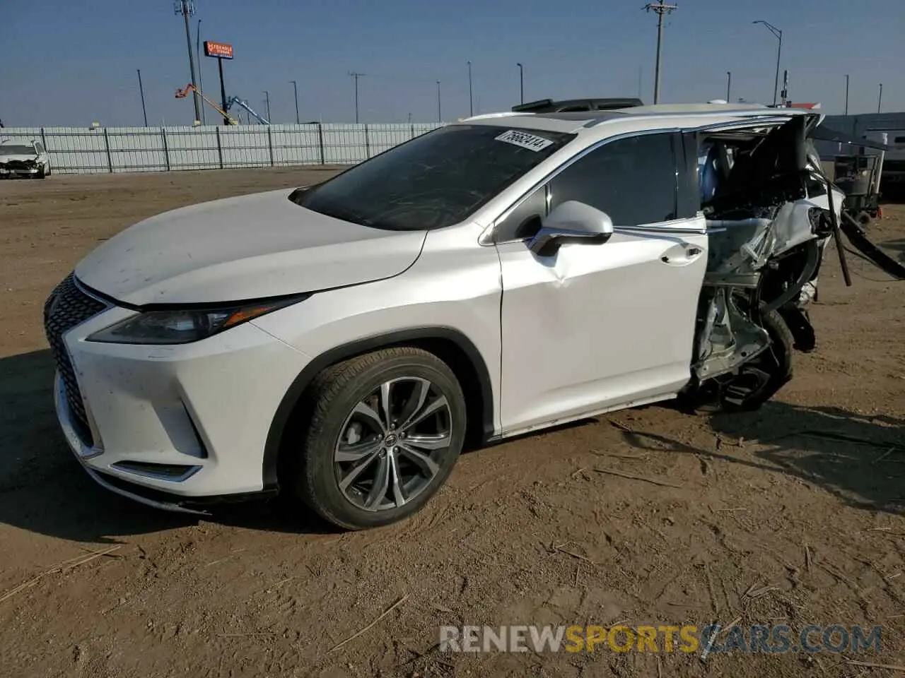 1 Photograph of a damaged car 2T2HZMDA2LC240398 LEXUS RX 2020