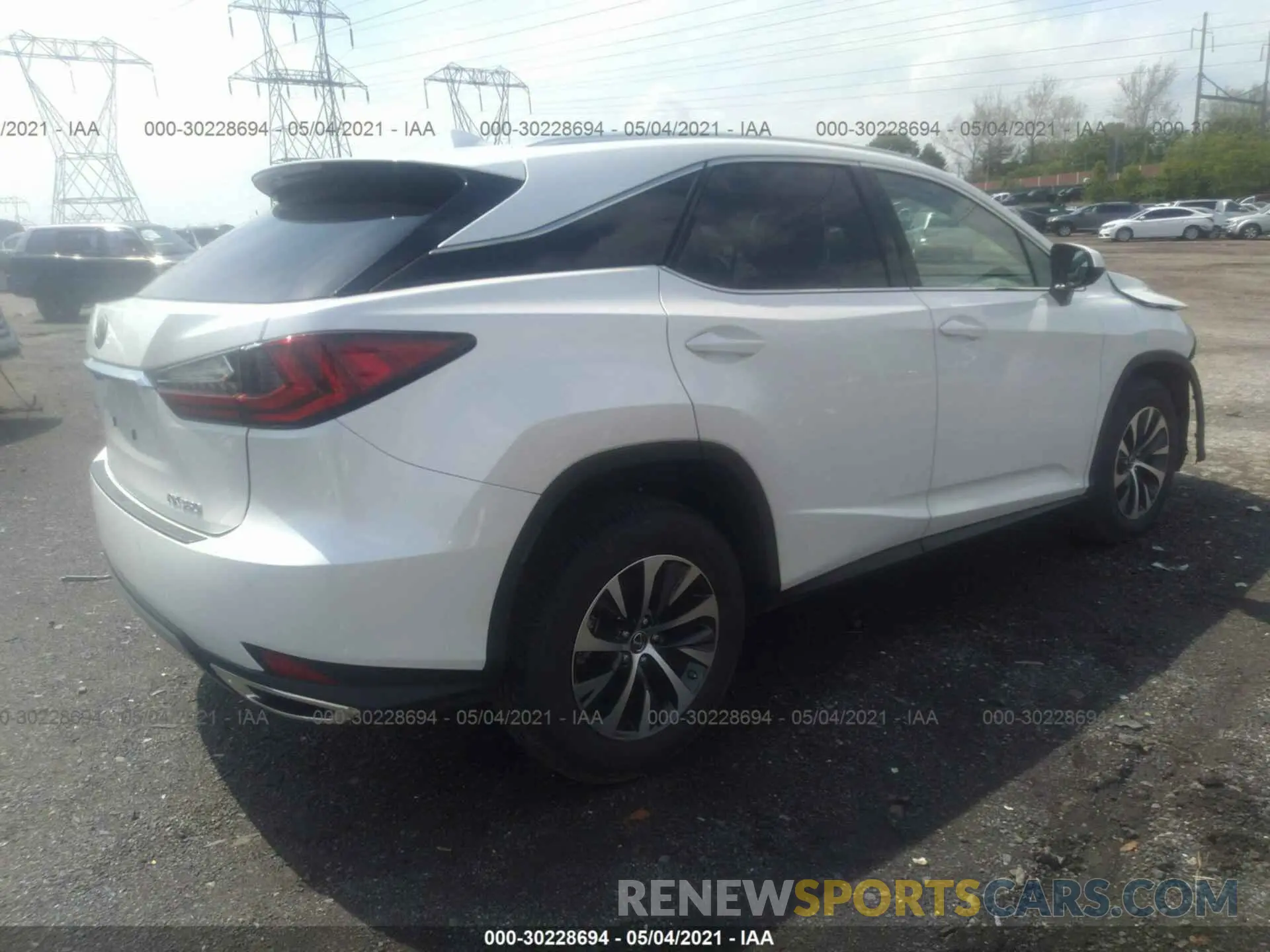 4 Photograph of a damaged car 2T2HZMDA5LC219500 LEXUS RX 2020