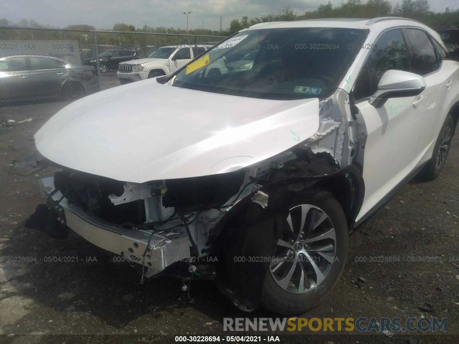6 Photograph of a damaged car 2T2HZMDA5LC219500 LEXUS RX 2020