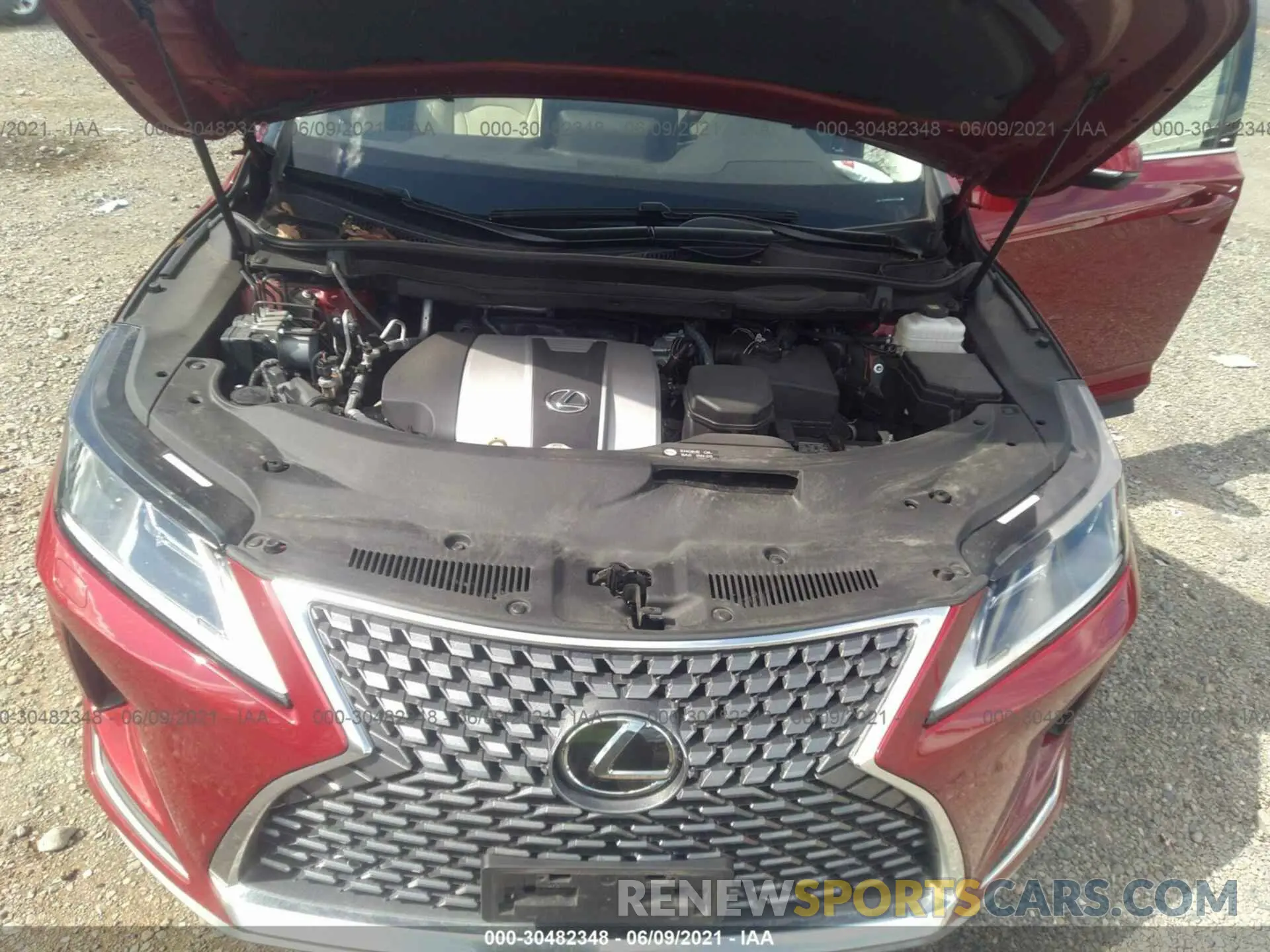 10 Photograph of a damaged car 2T2HZMDA6LC213365 LEXUS RX 2020