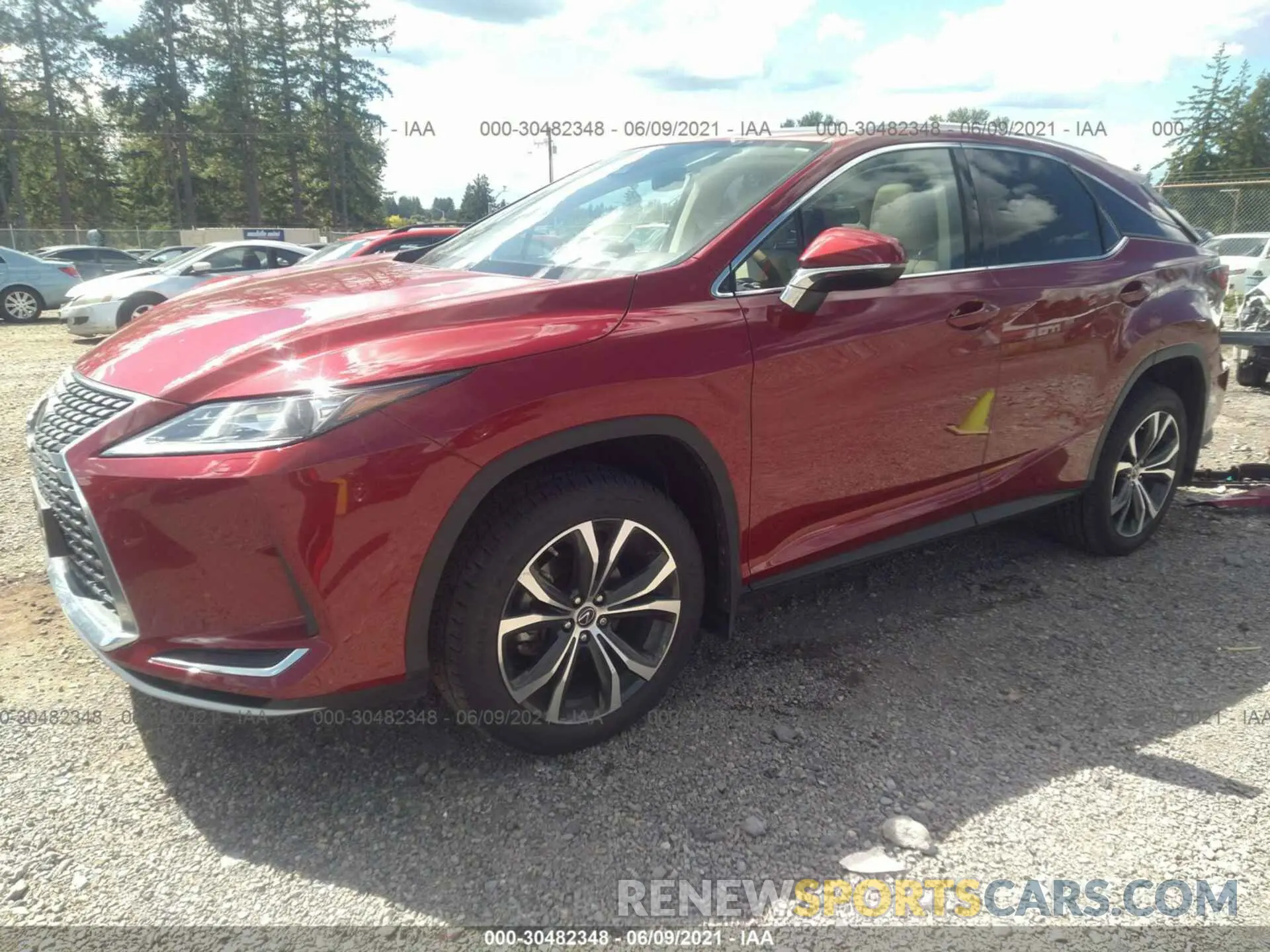 2 Photograph of a damaged car 2T2HZMDA6LC213365 LEXUS RX 2020