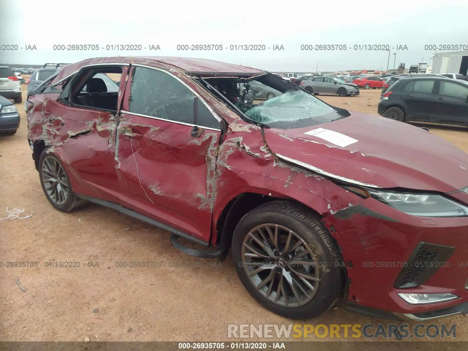 6 Photograph of a damaged car 2T2SZMDA4LC226525 LEXUS RX 2020