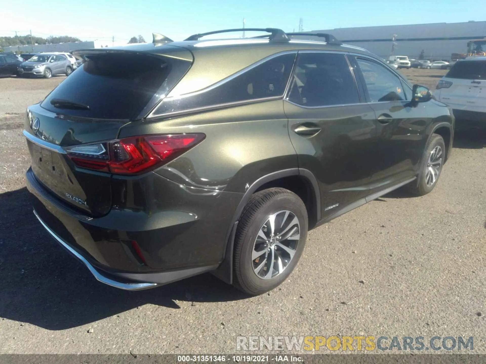 4 Фотография поврежденного автомобиля JTJHGKFA1L2015431 LEXUS RX 2020