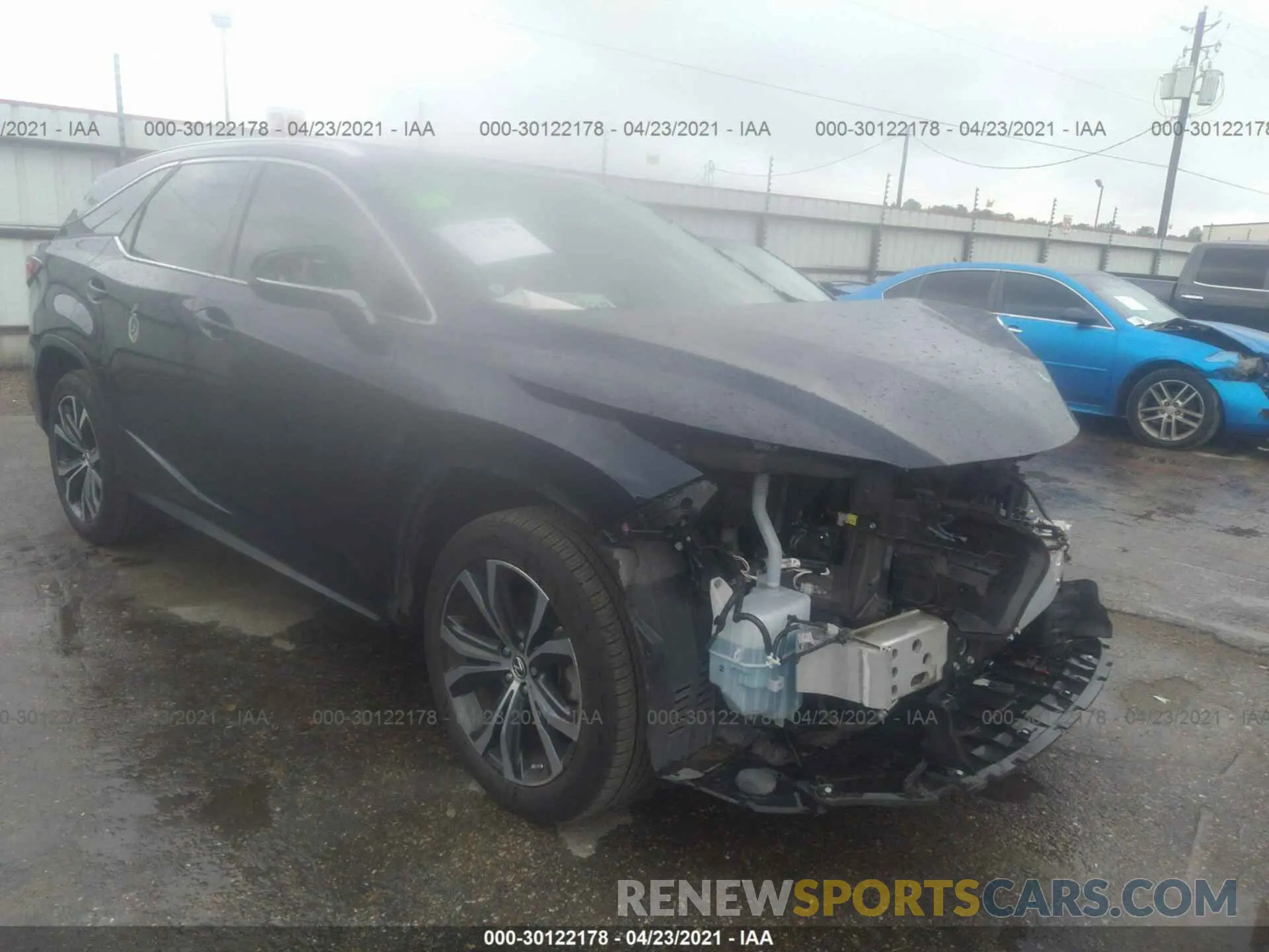 1 Photograph of a damaged car JTJHZKEA5L2015864 LEXUS RX 2020