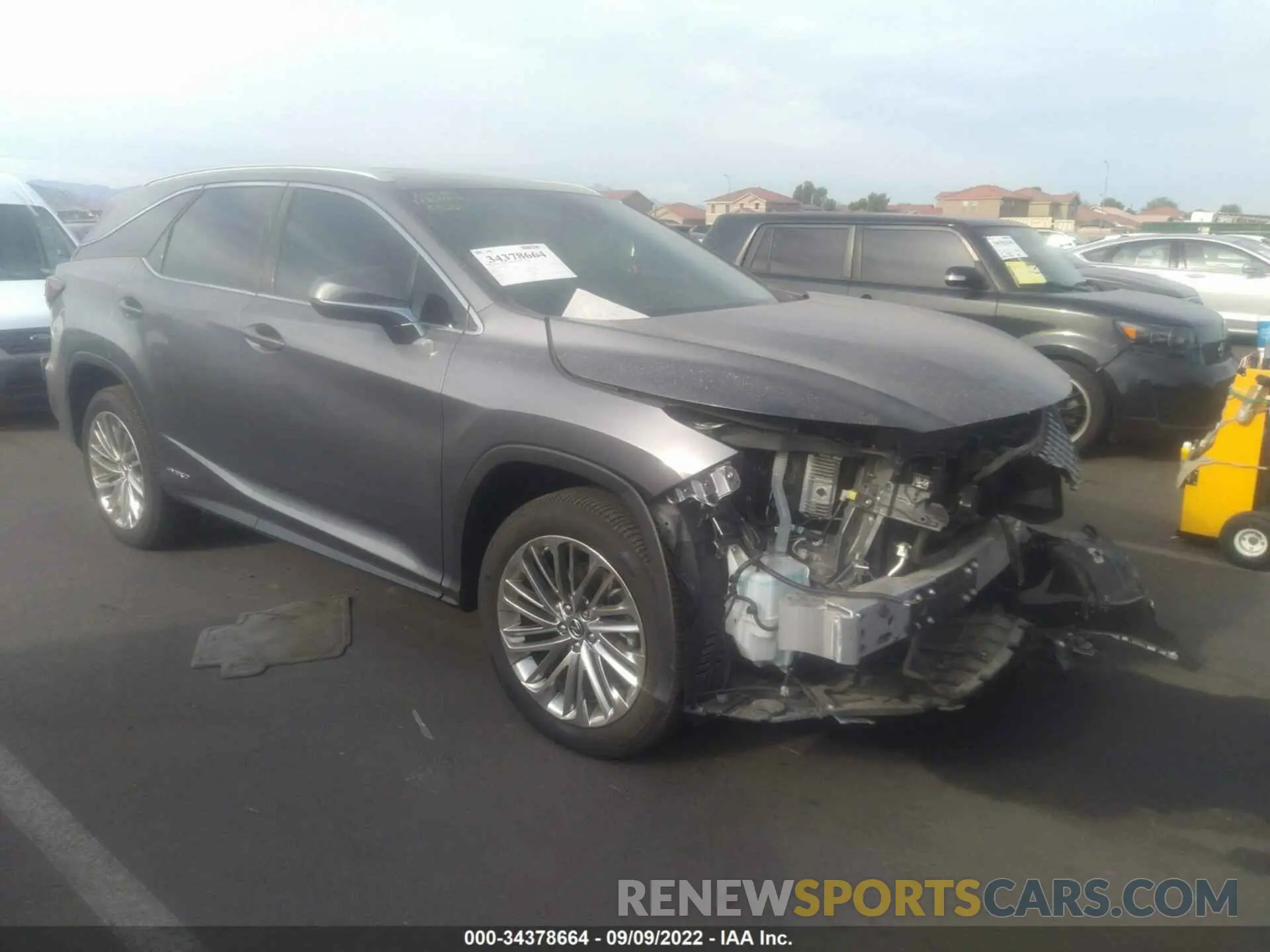 1 Photograph of a damaged car JTJJGKFA2L2015522 LEXUS RX 2020