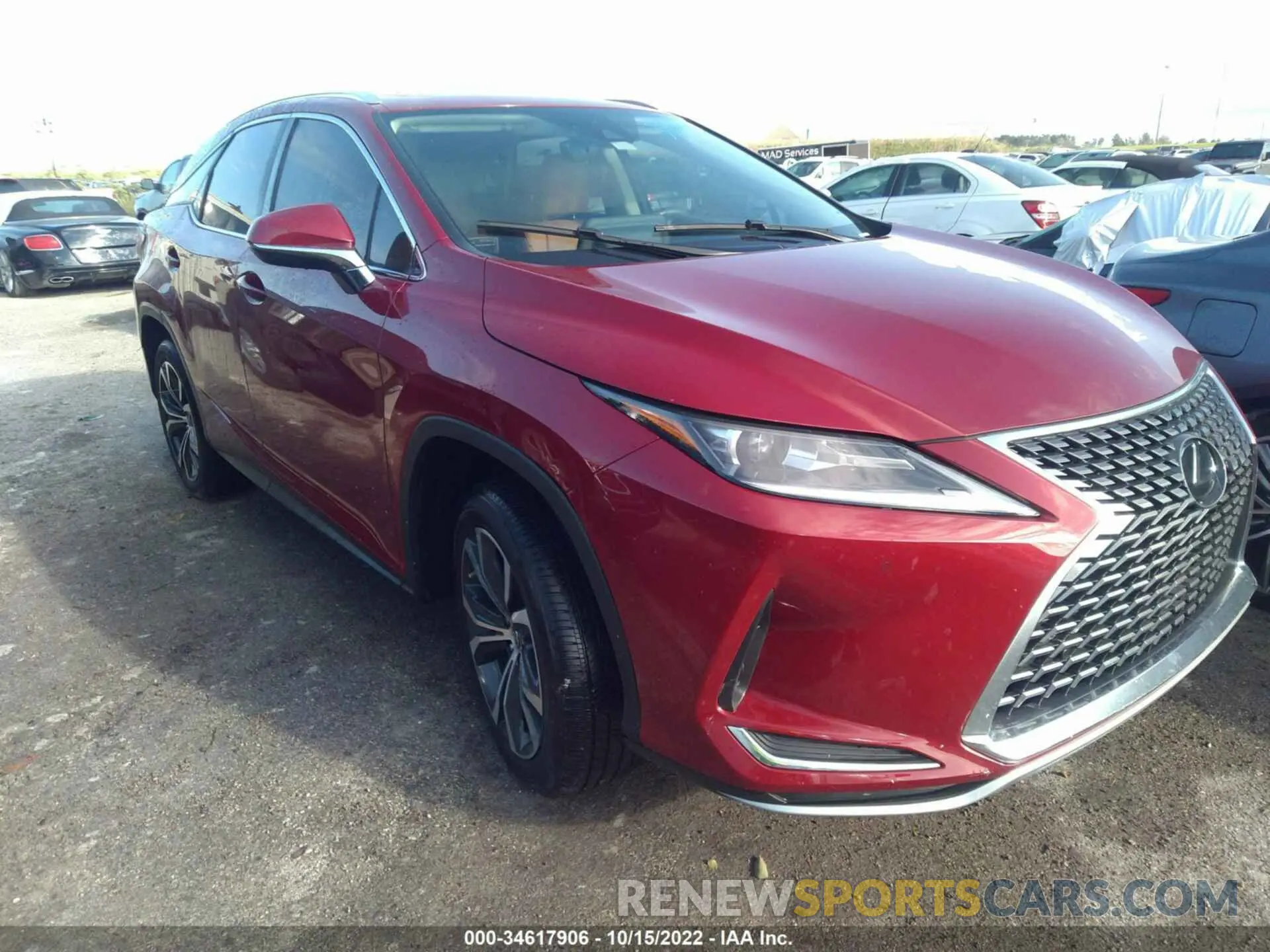 1 Фотография поврежденного автомобиля 2T2HZMAA0MC213920 LEXUS RX 2021
